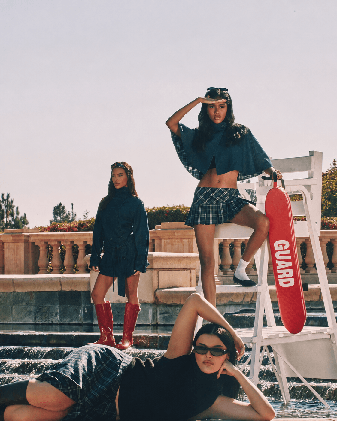 Poolside editorial styles