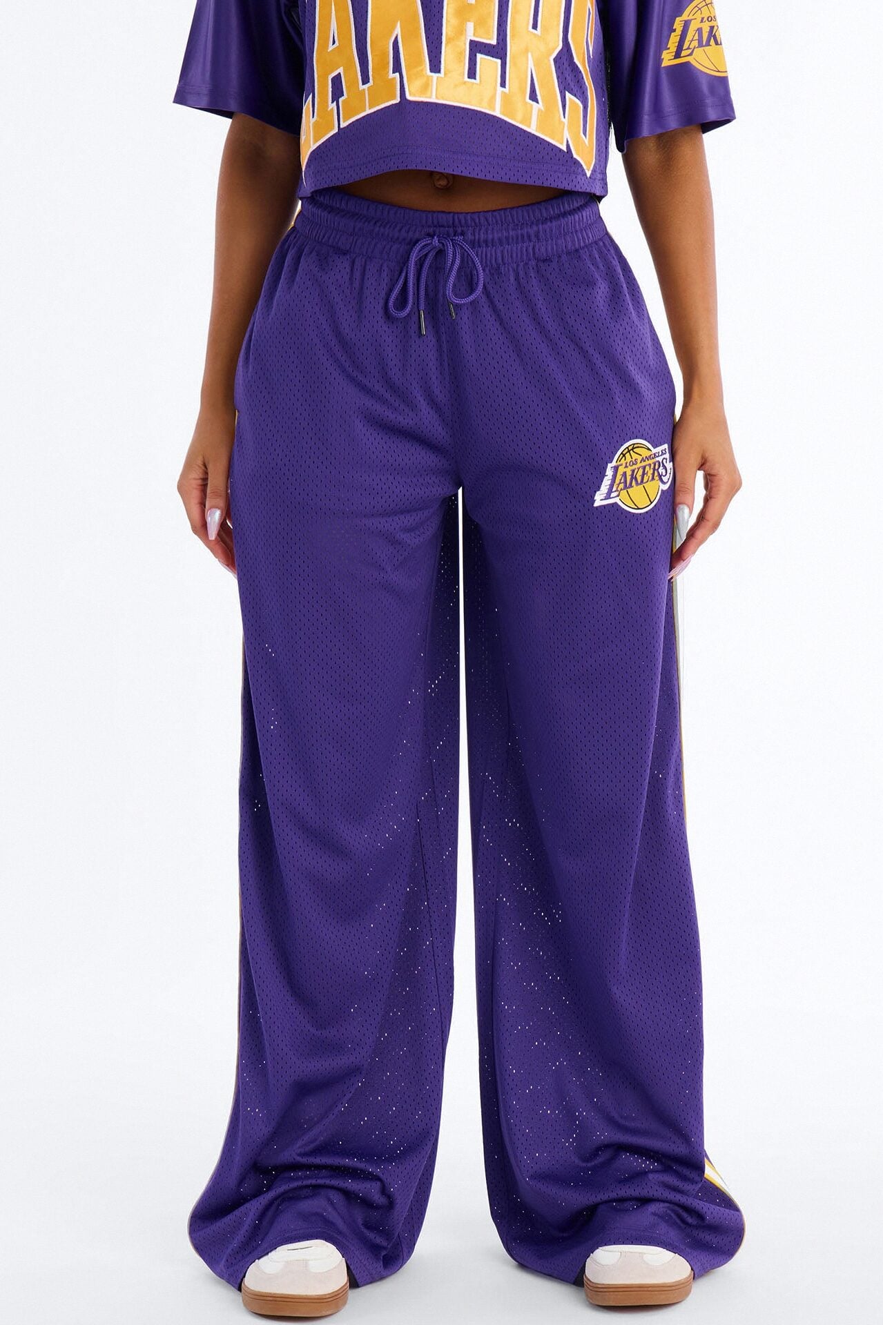 NBA LA Lakers Fleece Pants - Purple image 2