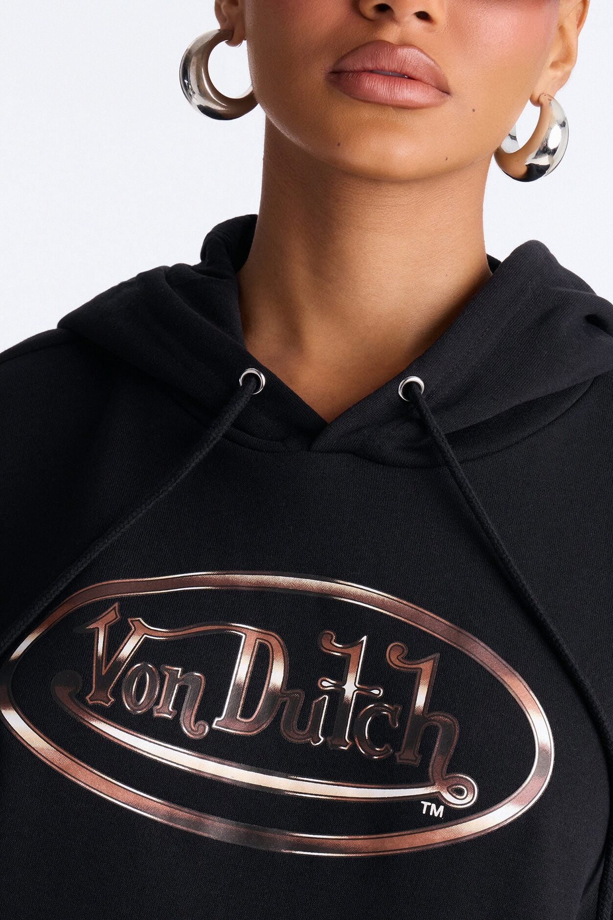 Von Dutch Motion Fleece Hoodie - Black image 3