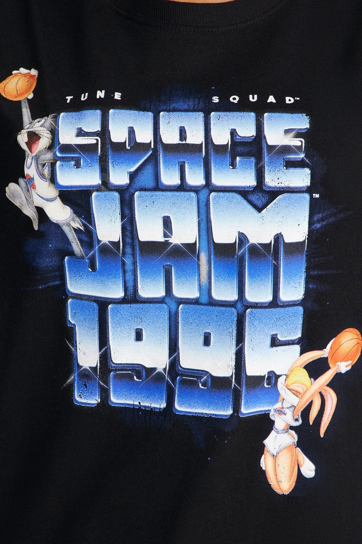 Space Jam 1996 Tee - Black image 3
