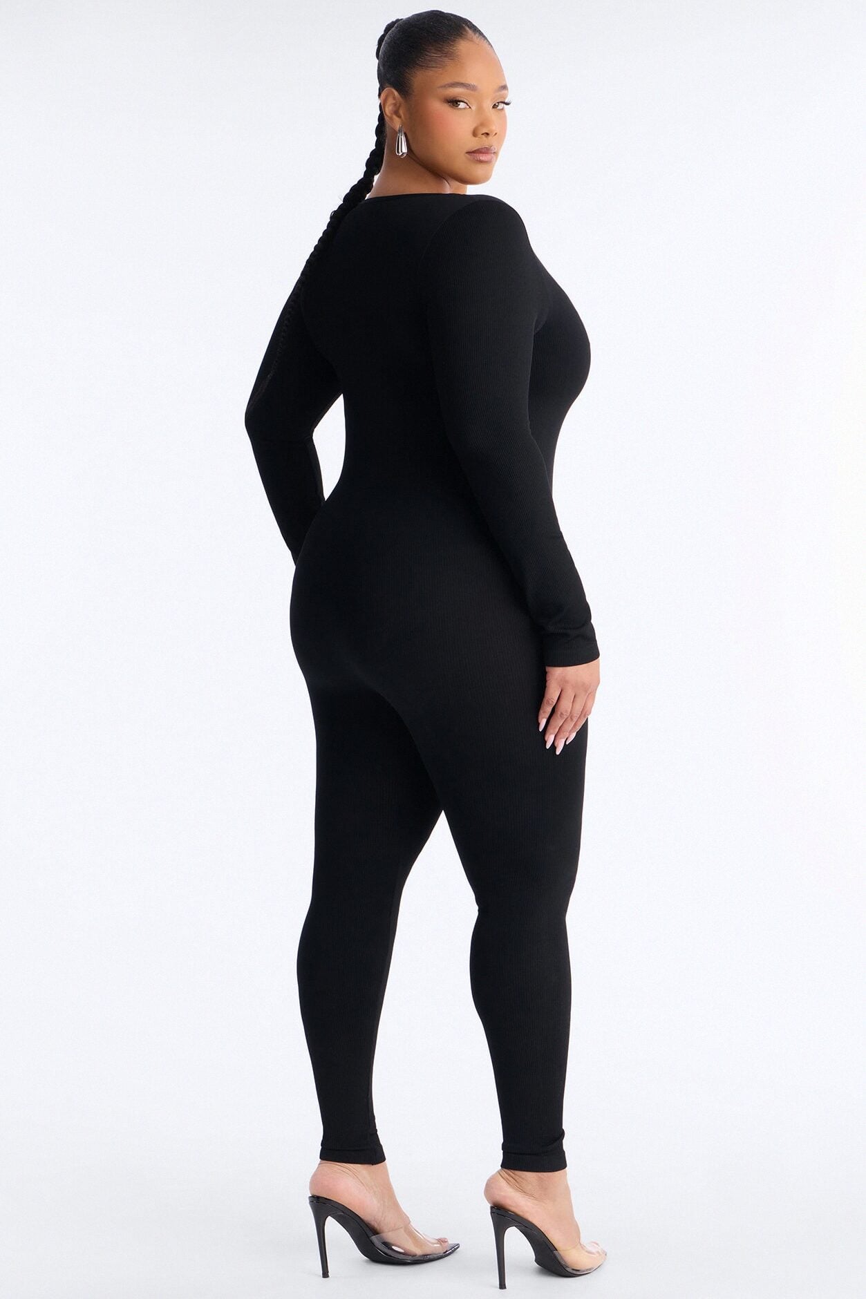 Giada Seamless Jumpsuit - Black image 6