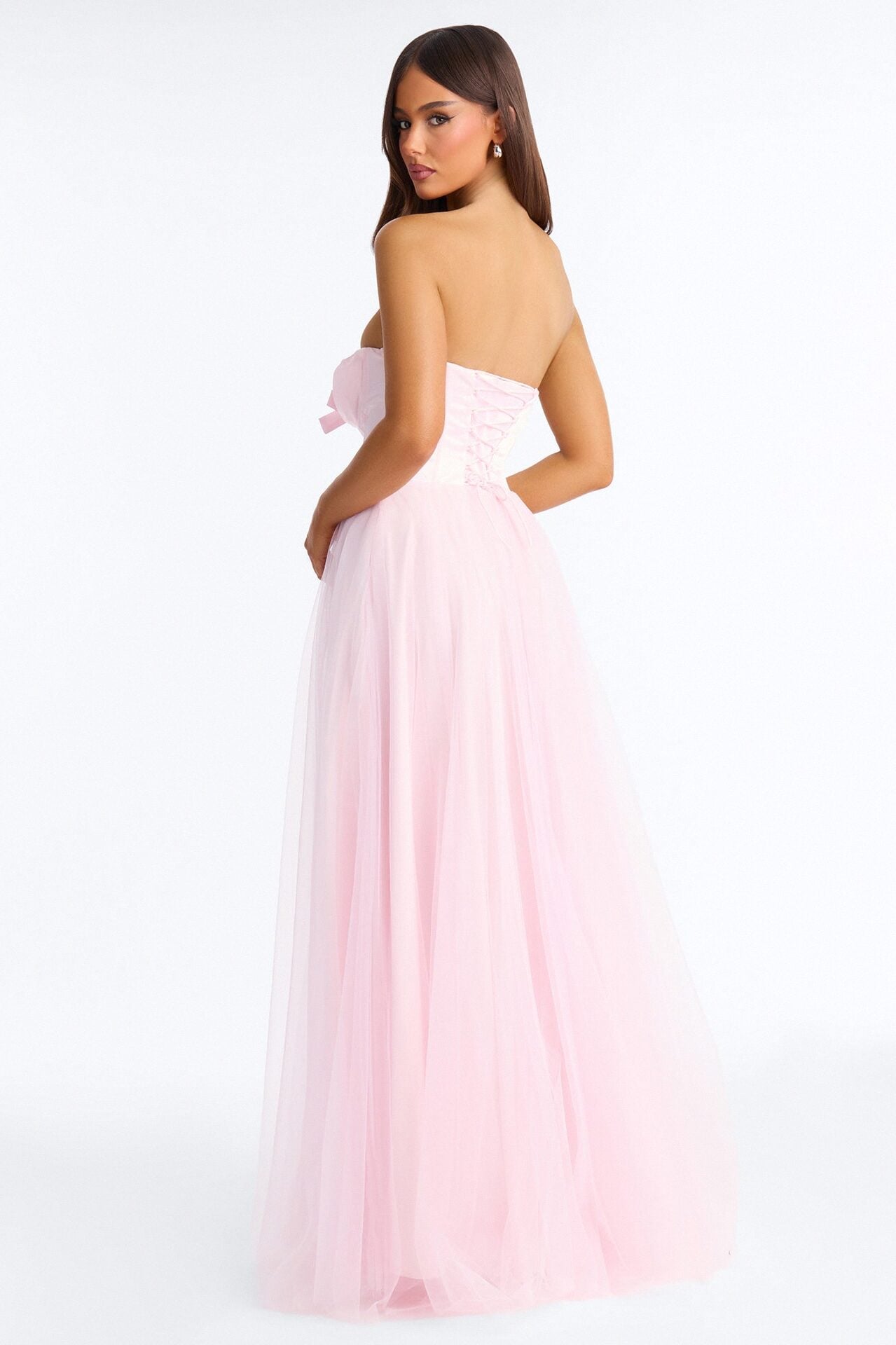 Sweet And Femme Tulle Gown - Pink image 4
