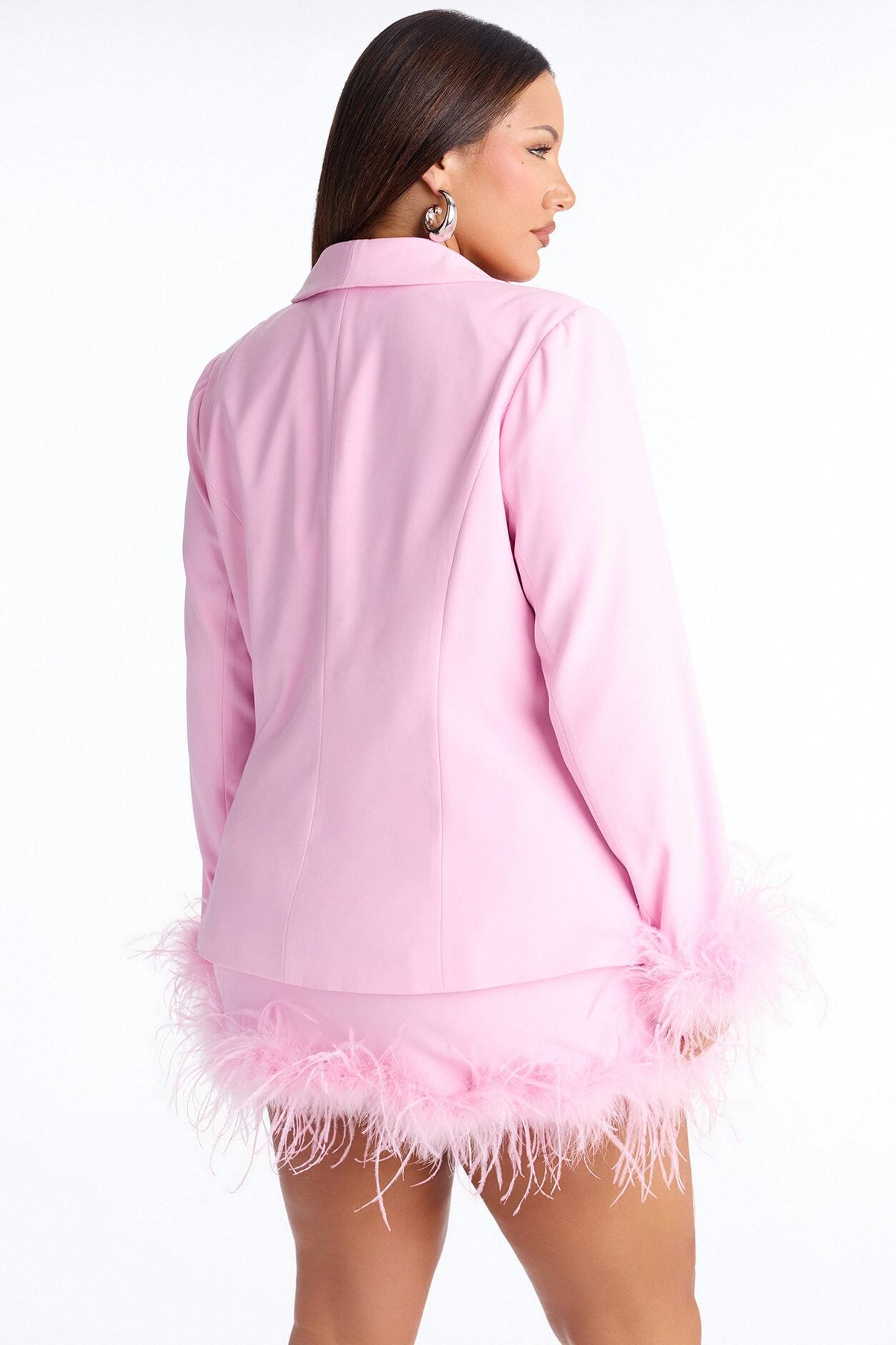 Mariah Fitted Blazer - Pink image 8