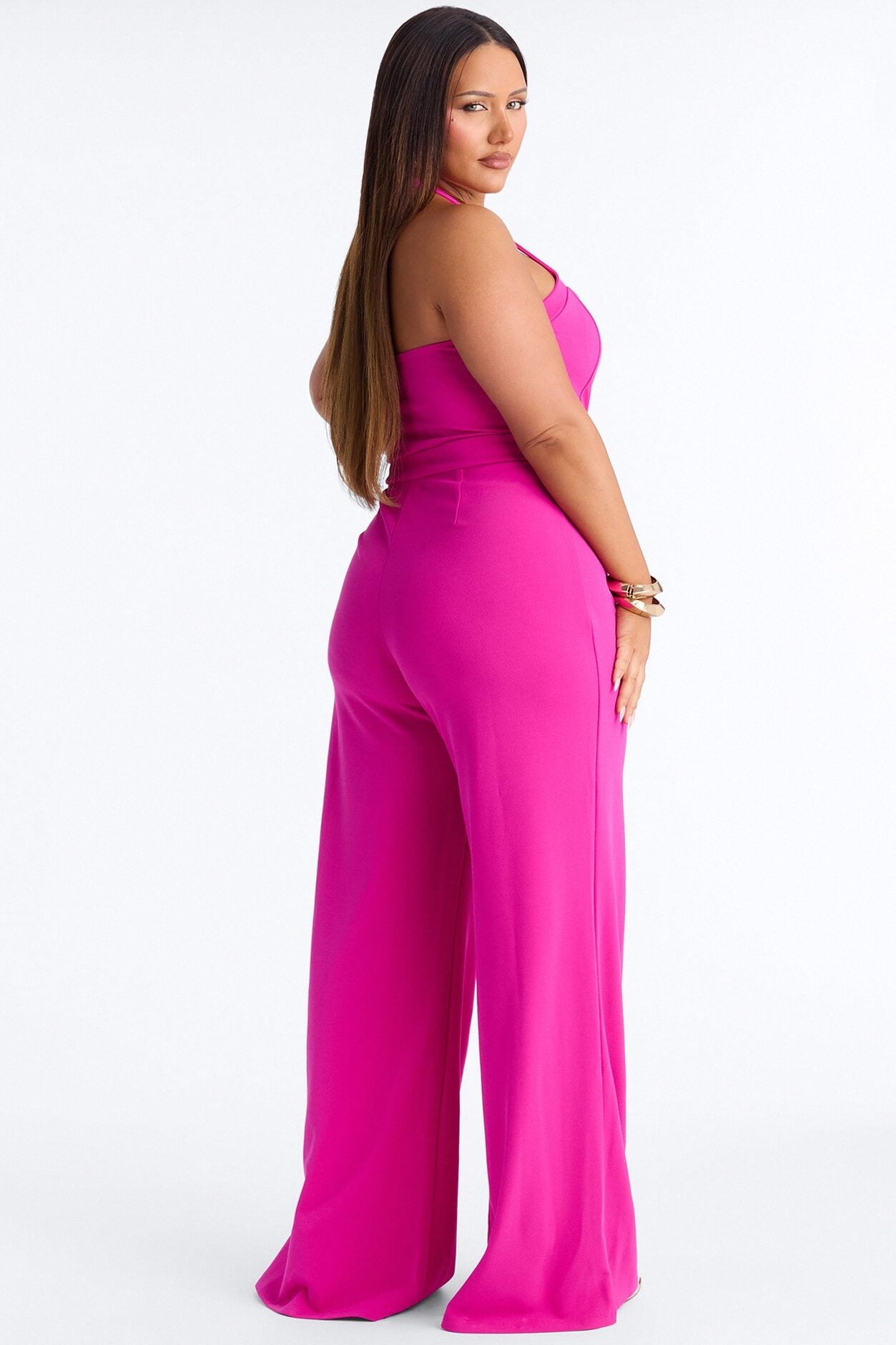 Cater To Me Jumpsuit - Fuchsia image 6