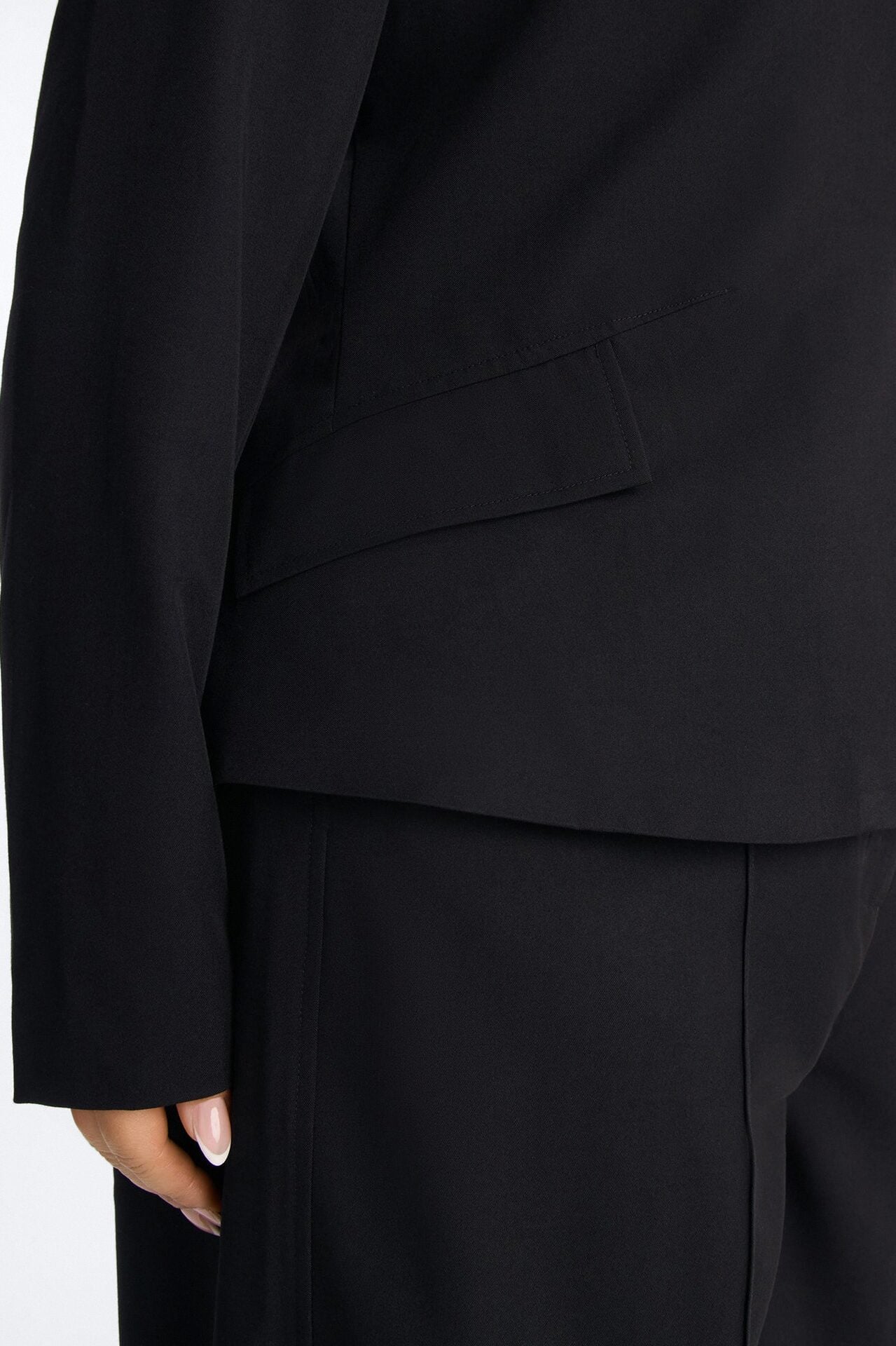 Normani Collarless Blazer - Black image 7
