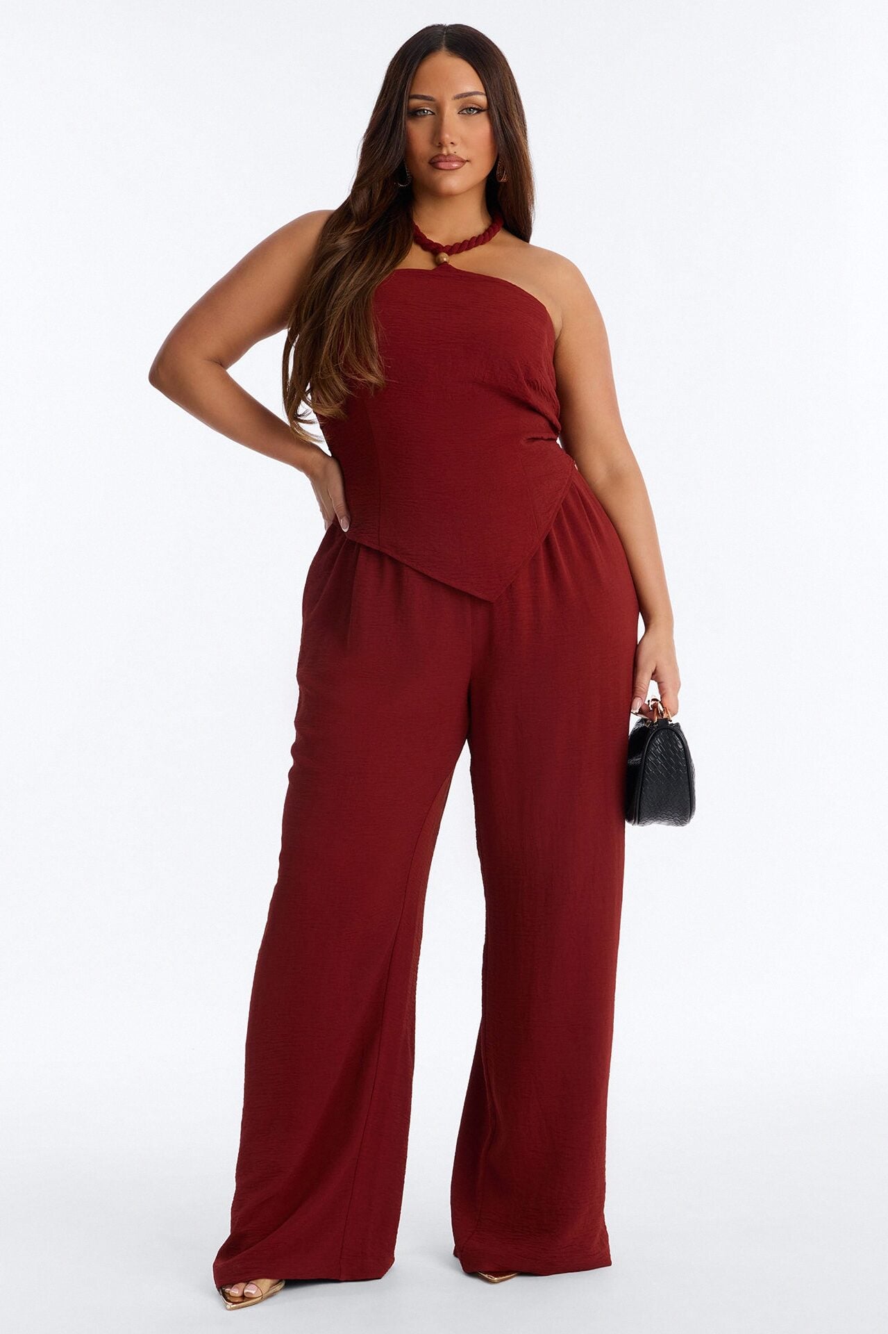 Mariana Halter Pant Set - Rust image 5