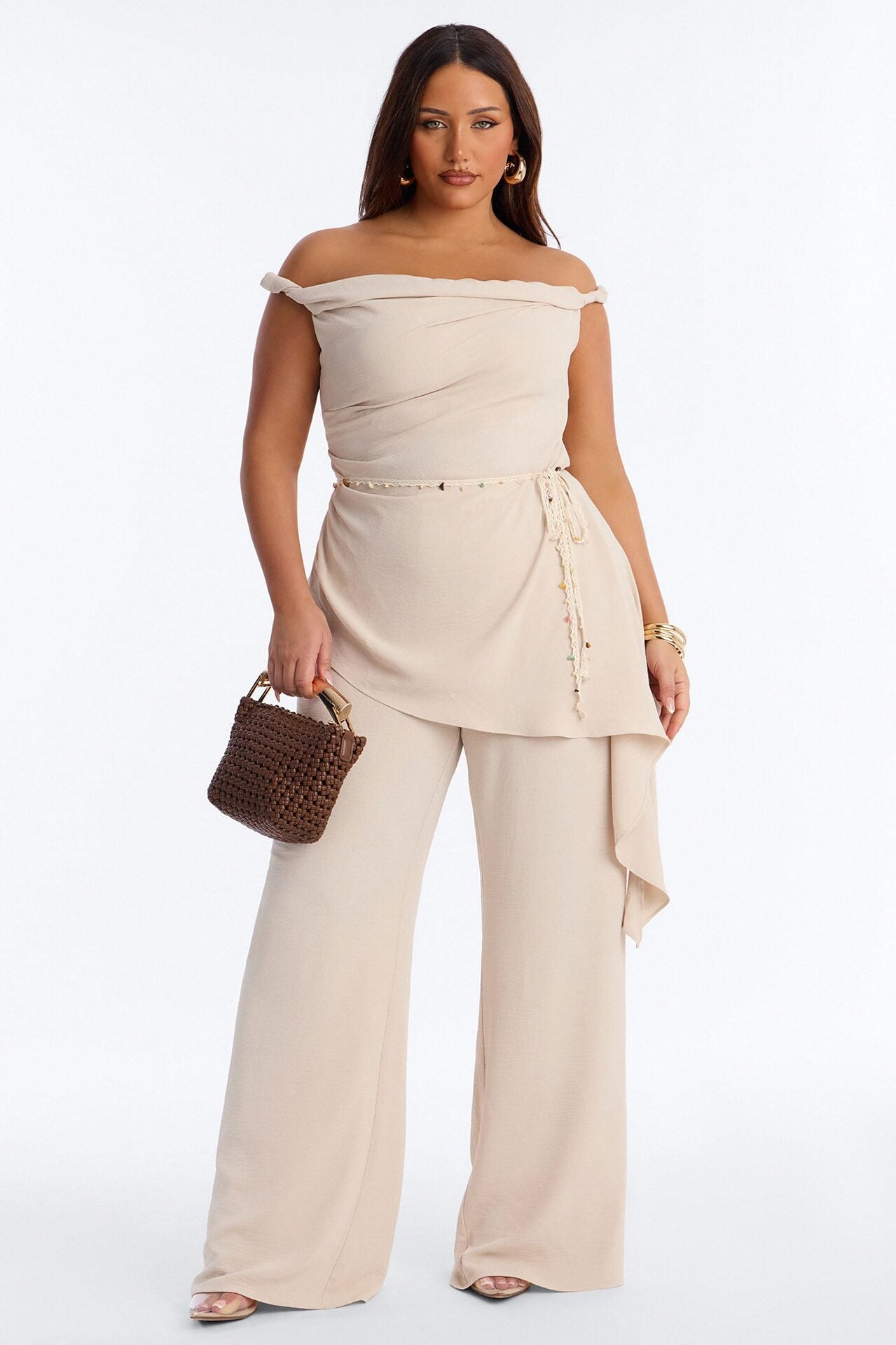 Laguna Veda 3 Piece Pant Set - Sand image 5