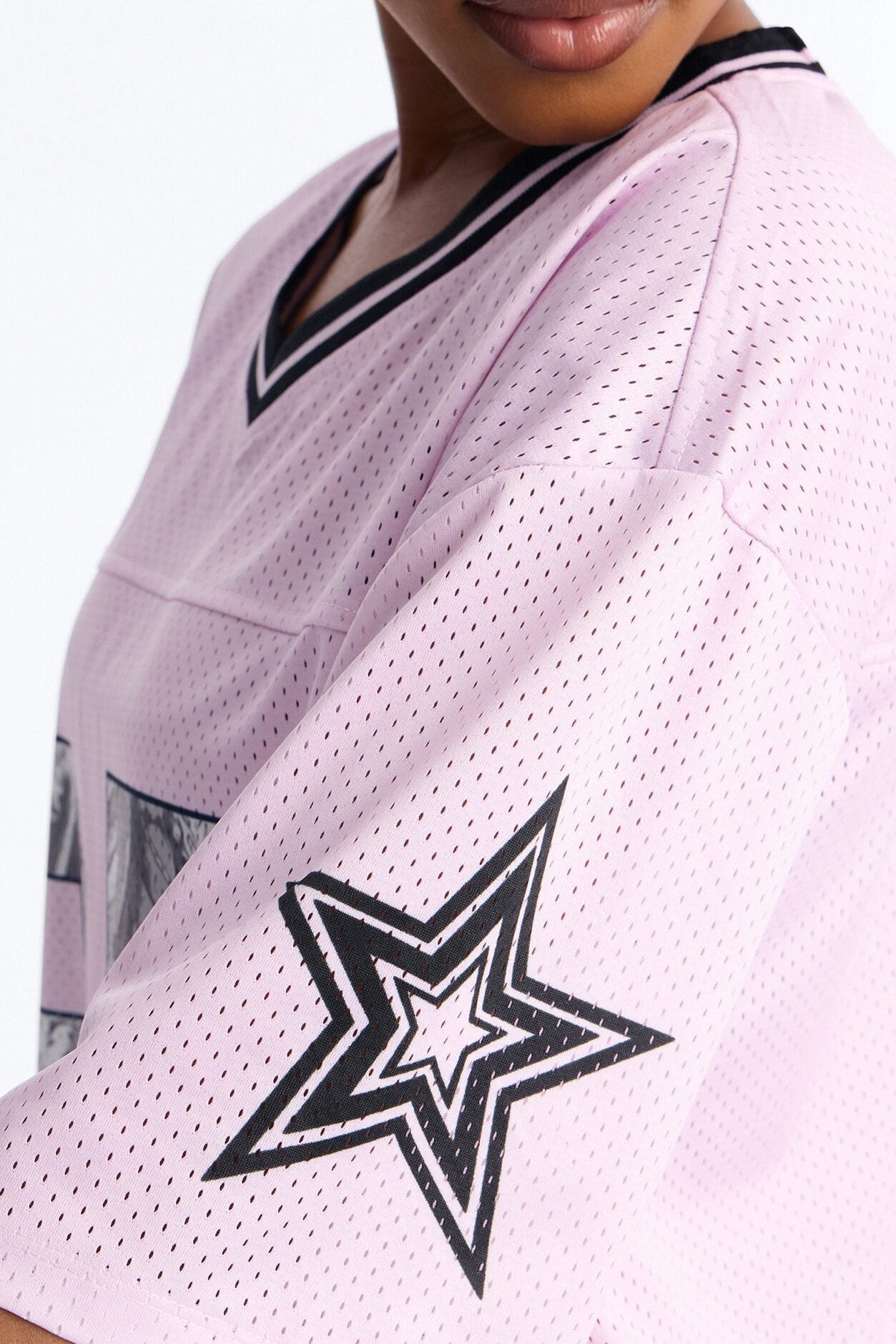 87 Pretty Play Camo Short Sleeve Jersey - Pink image 3