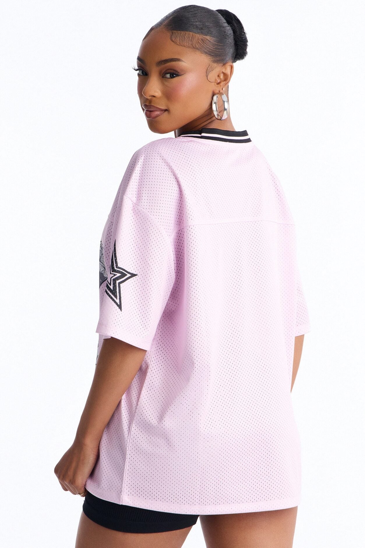 87 Pretty Play Camo Short Sleeve Jersey - Pink image 4
