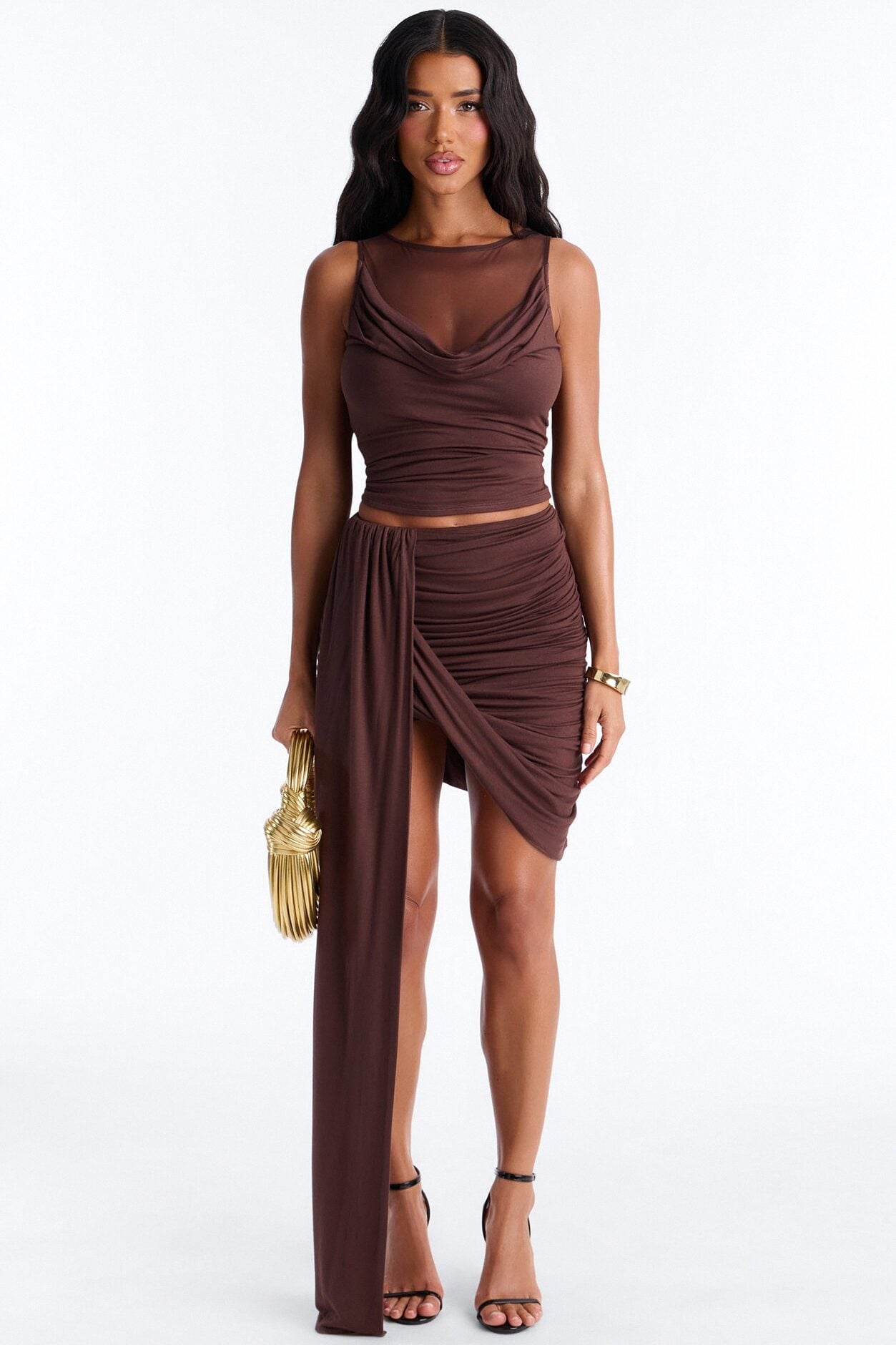 Effortless Edge Top - Chocolate image 2