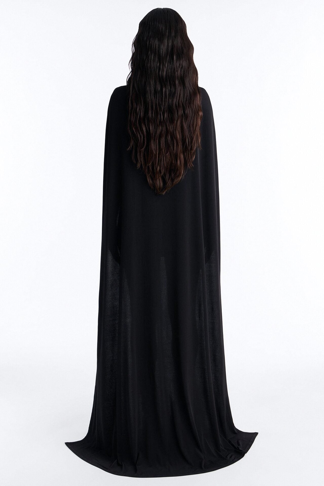 Zadie Babe Cape Mini Dress - Black image 4