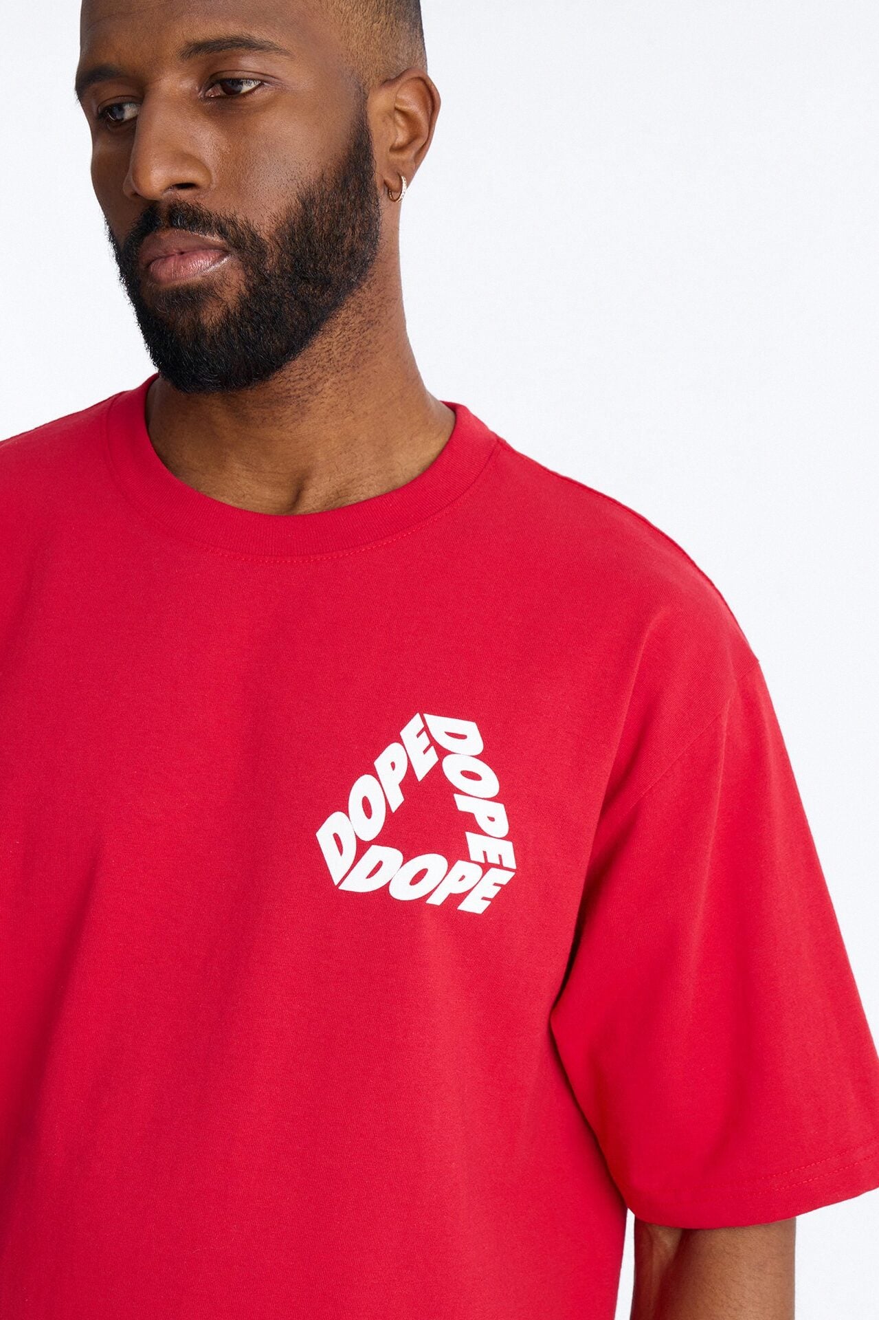 Dope Boxy Short Sleeve Tee - Red image 3