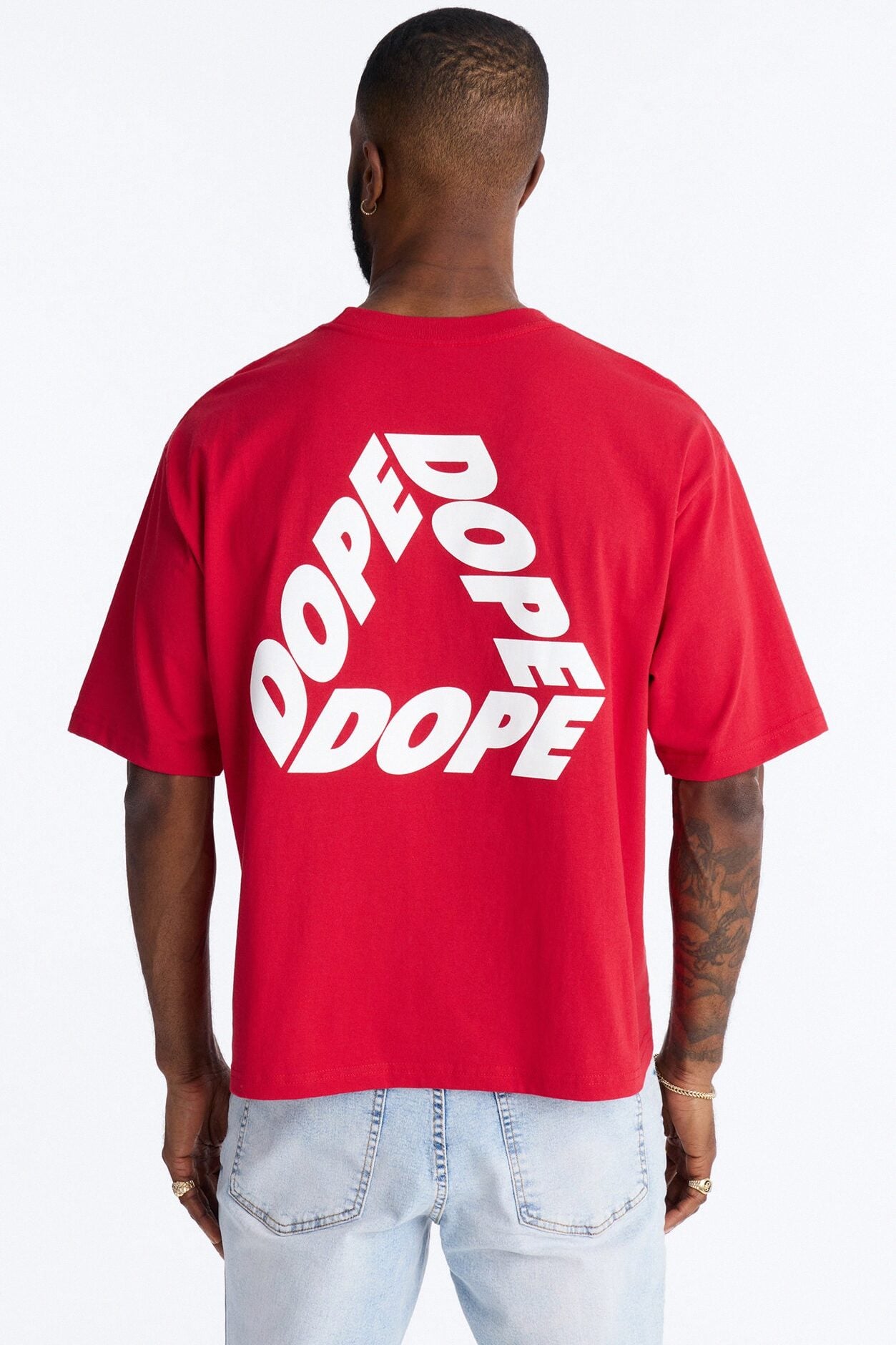 Dope Boxy Short Sleeve Tee - Red image 4