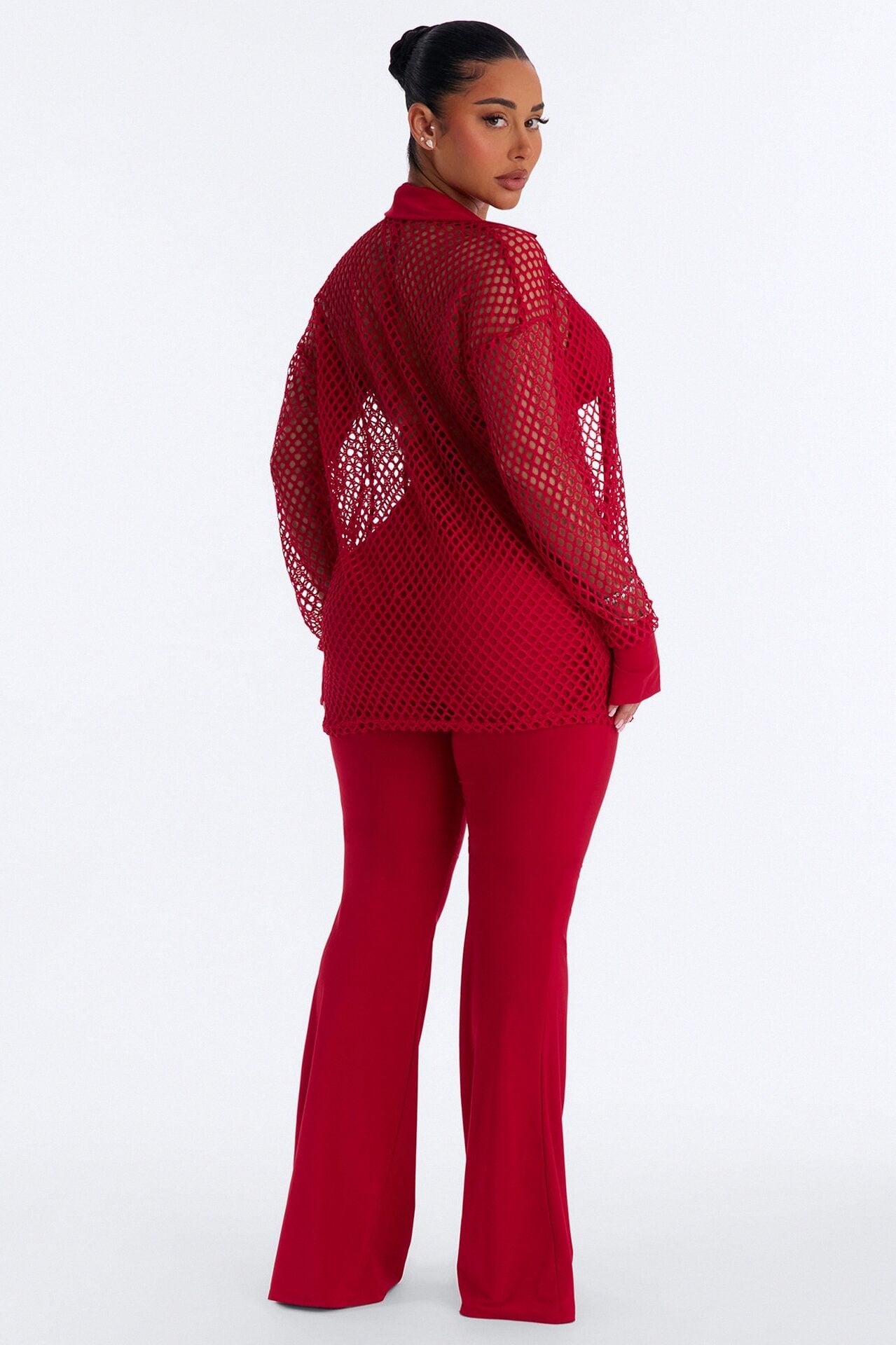 Catch Me 3 Piece Pant Set - Red image 4