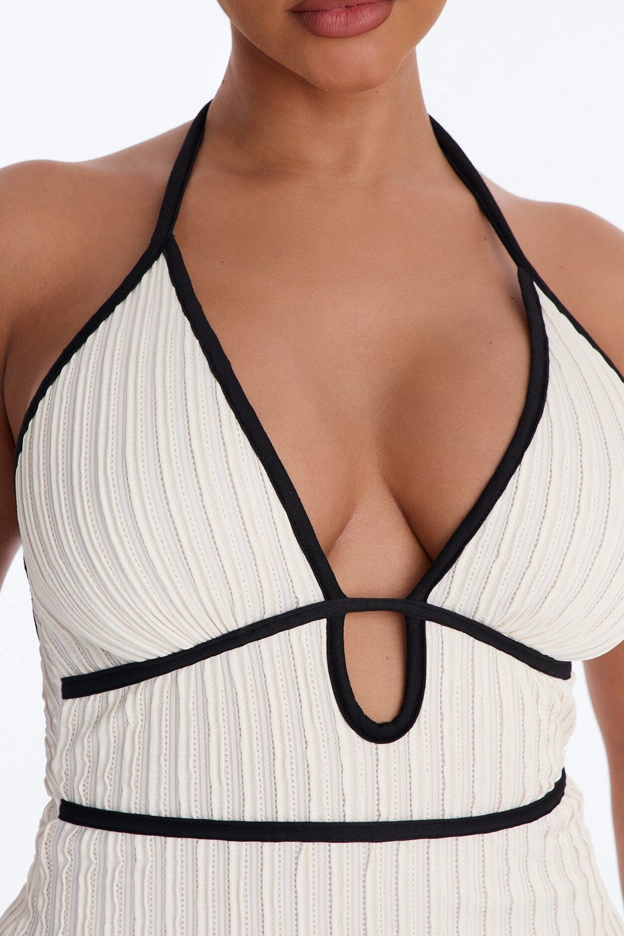 Sunlit Bliss Textured Maxi Dress - Off White image 3