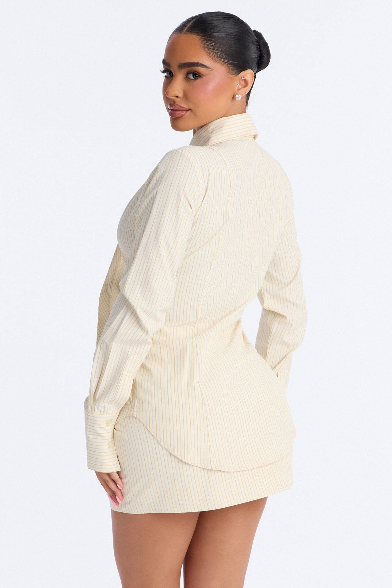 Take Notes Pinstripe 3 Piece Set - Yellow image 3