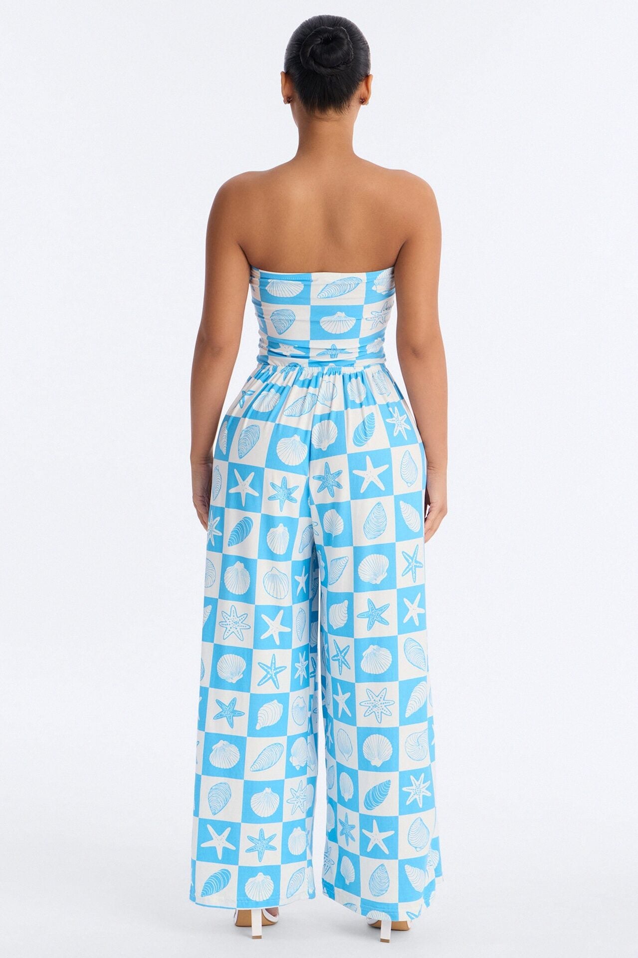 Blissful Summer Days Swim Cover Up Jumpsuit - Light Blue image 3