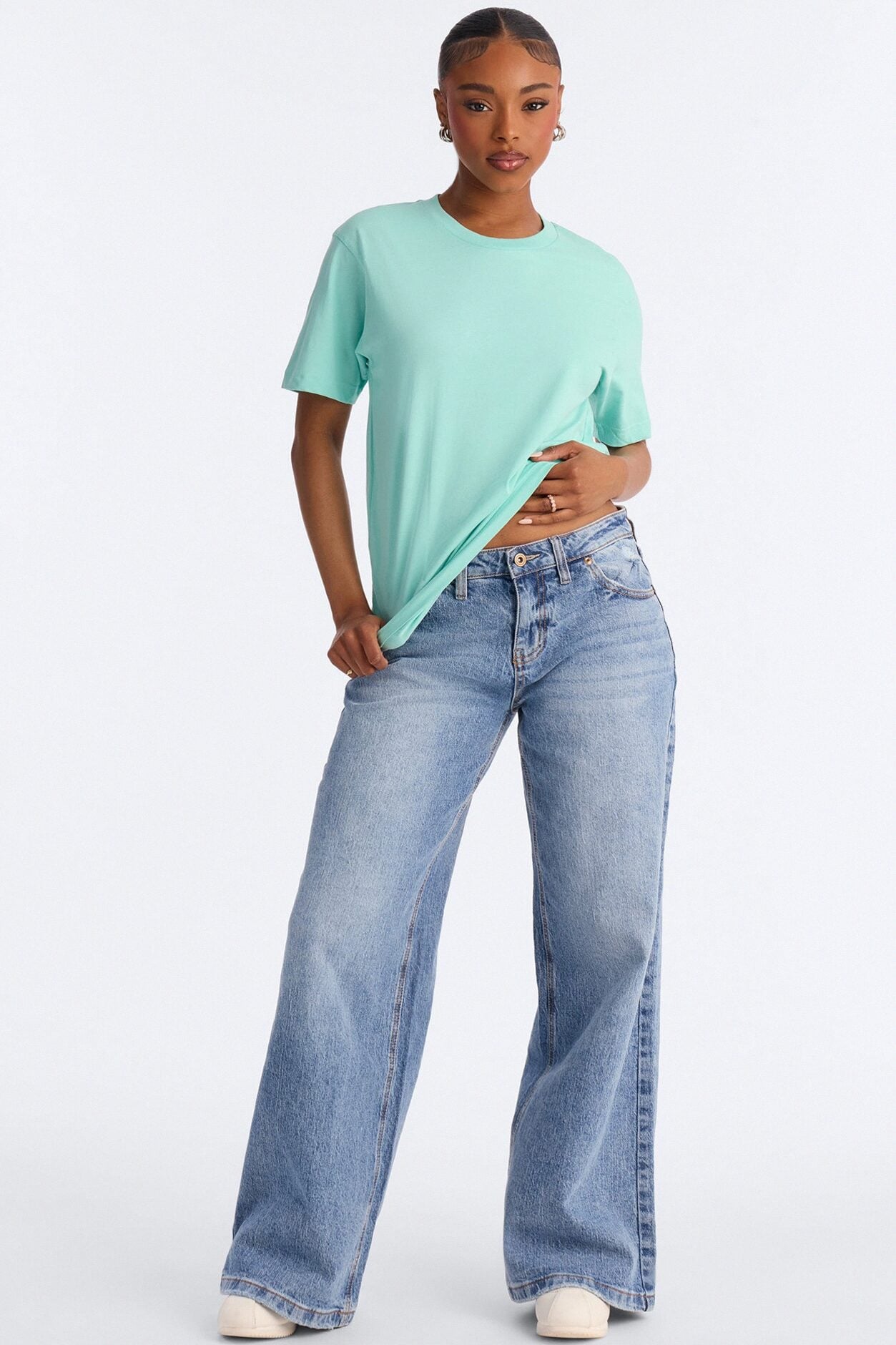Random Tuesday Oversized T Shirt - Mint image 2