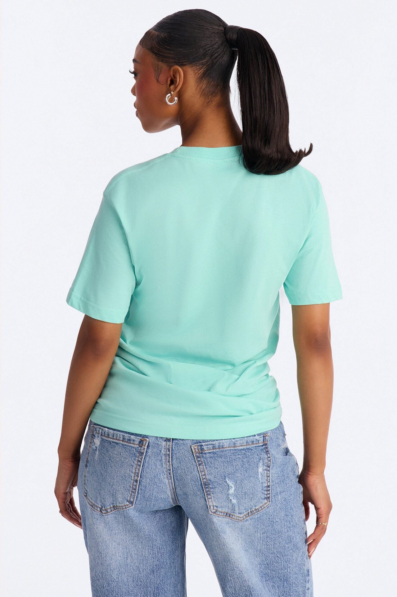 Random Tuesday Oversized T Shirt - Mint image 4