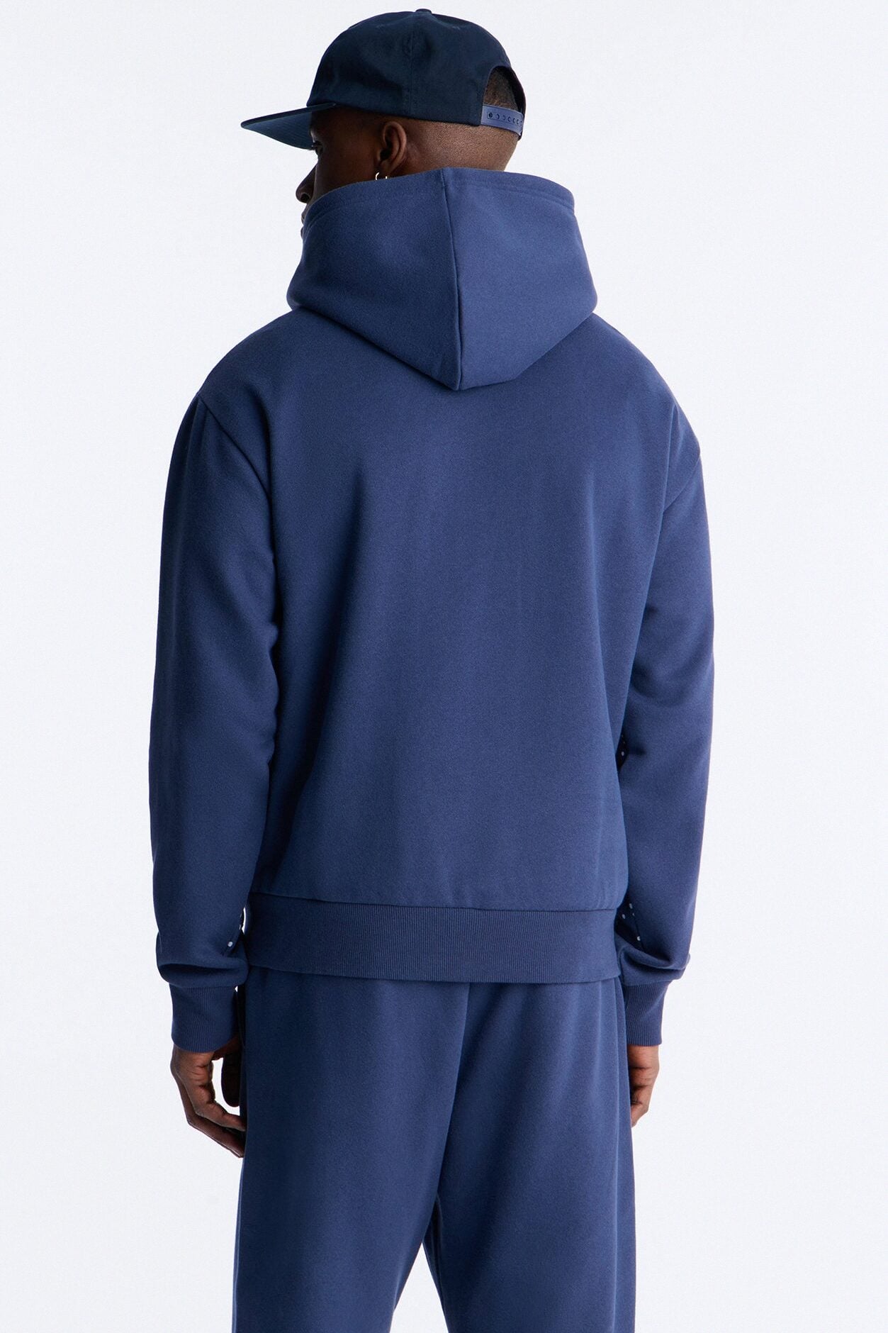 Saints Rhinestones Oversized Hoodie - Navy image 3