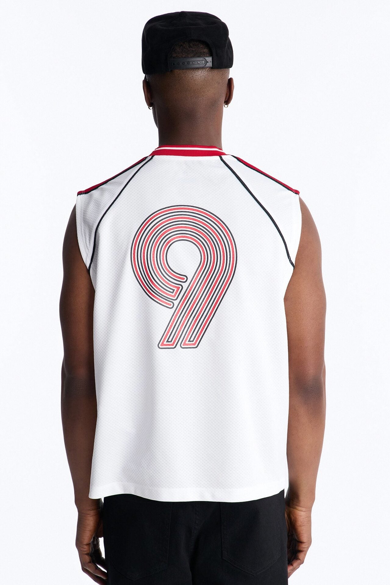 9 Legends Sleeveless Jersey - White image 4