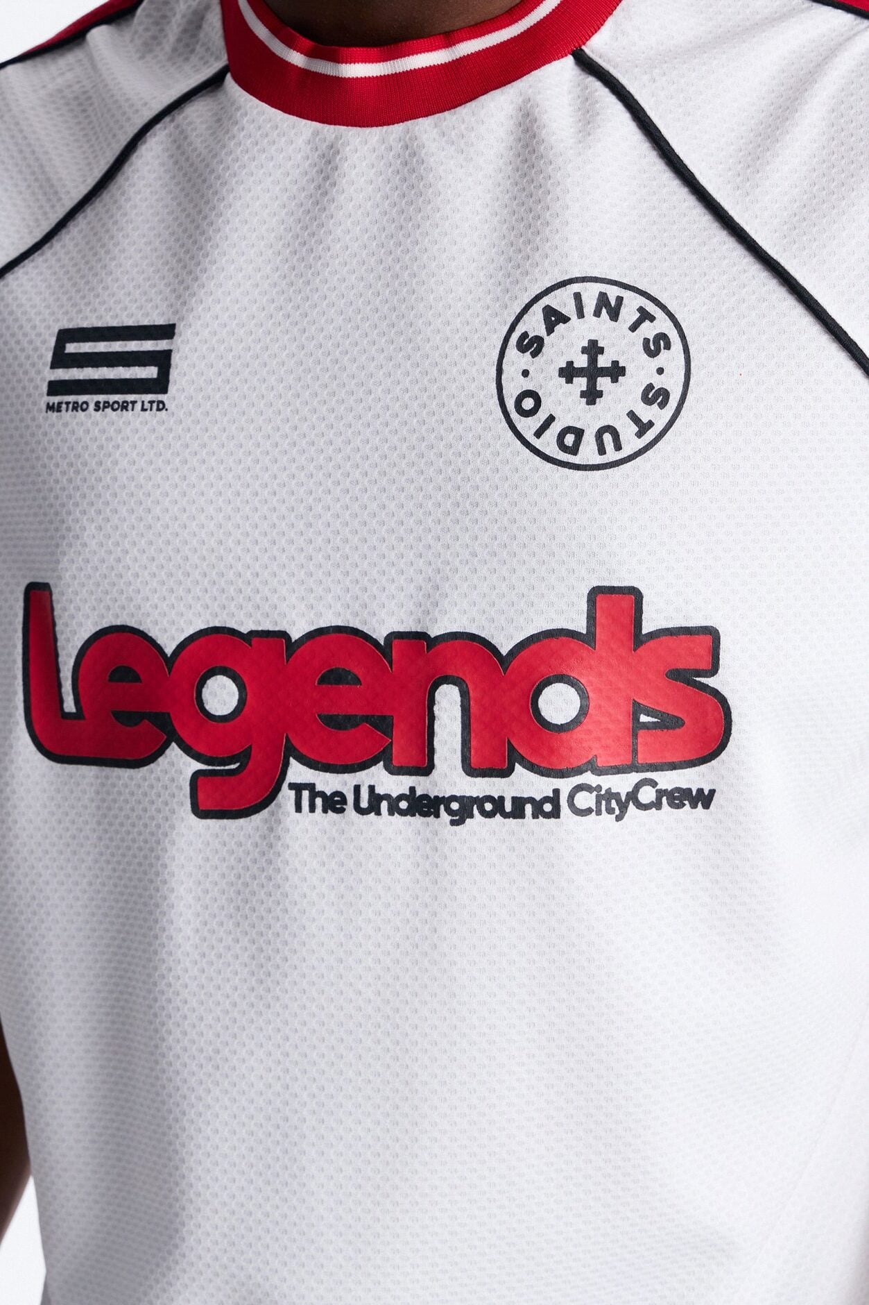 9 Legends Sleeveless Jersey - White image 3