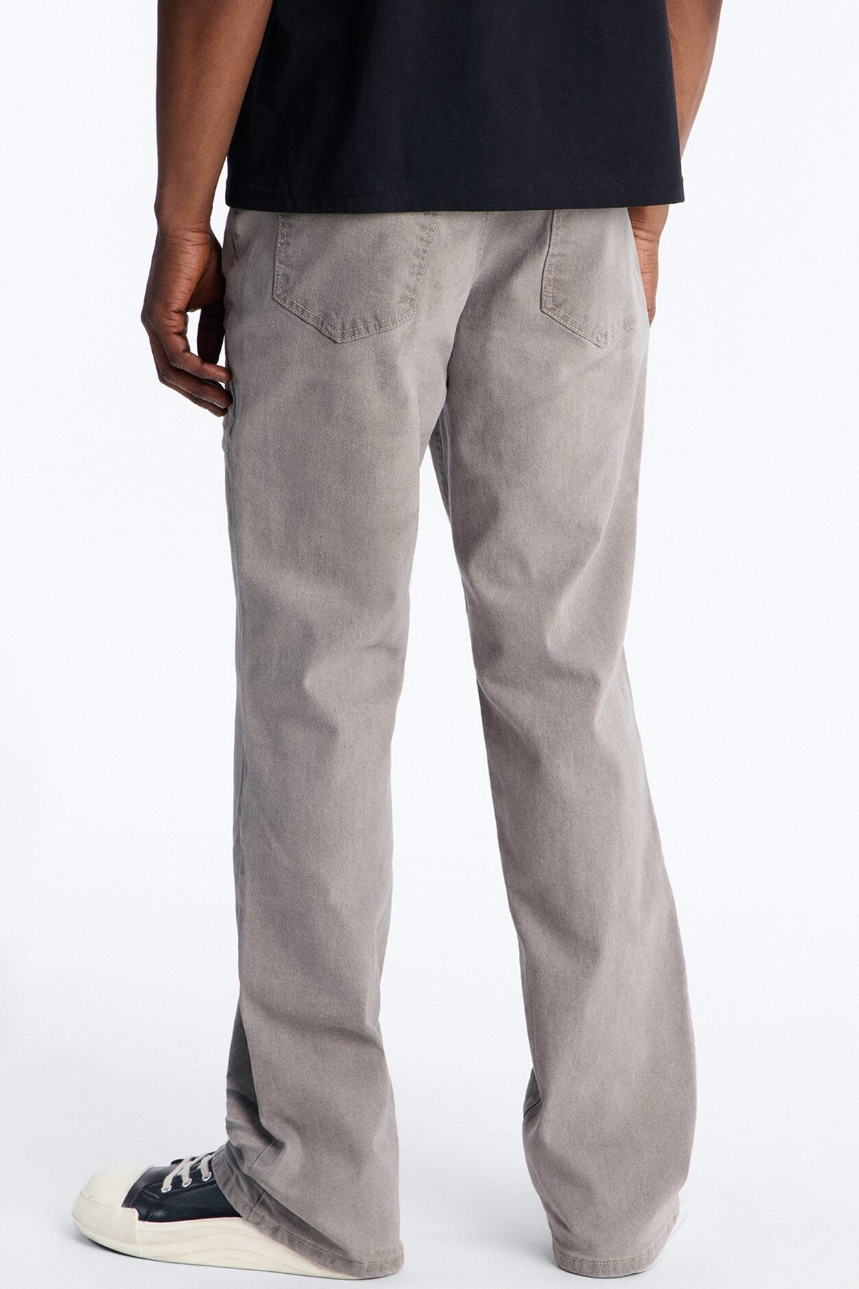 Worn In Stacked Slim Flare - Grey image 3