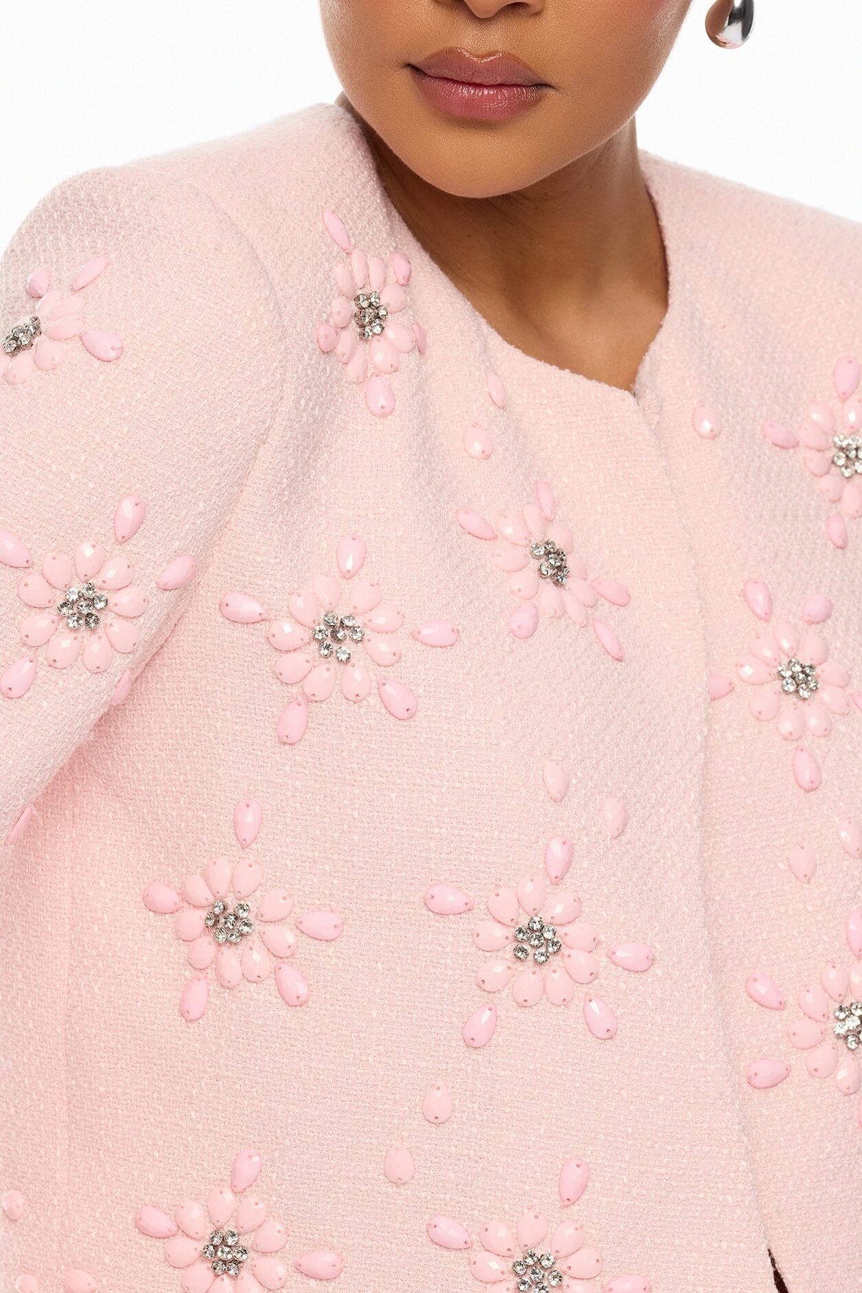 Saydee Embellished Jacket - Light Pink image 3