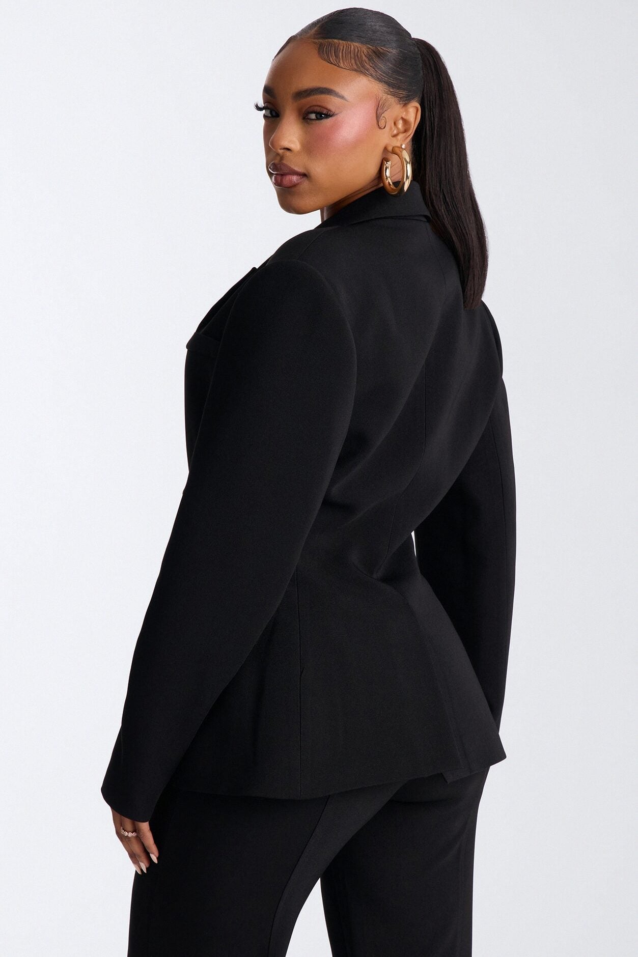 Empire Essentials Double Breasted Blazer - Black image 4