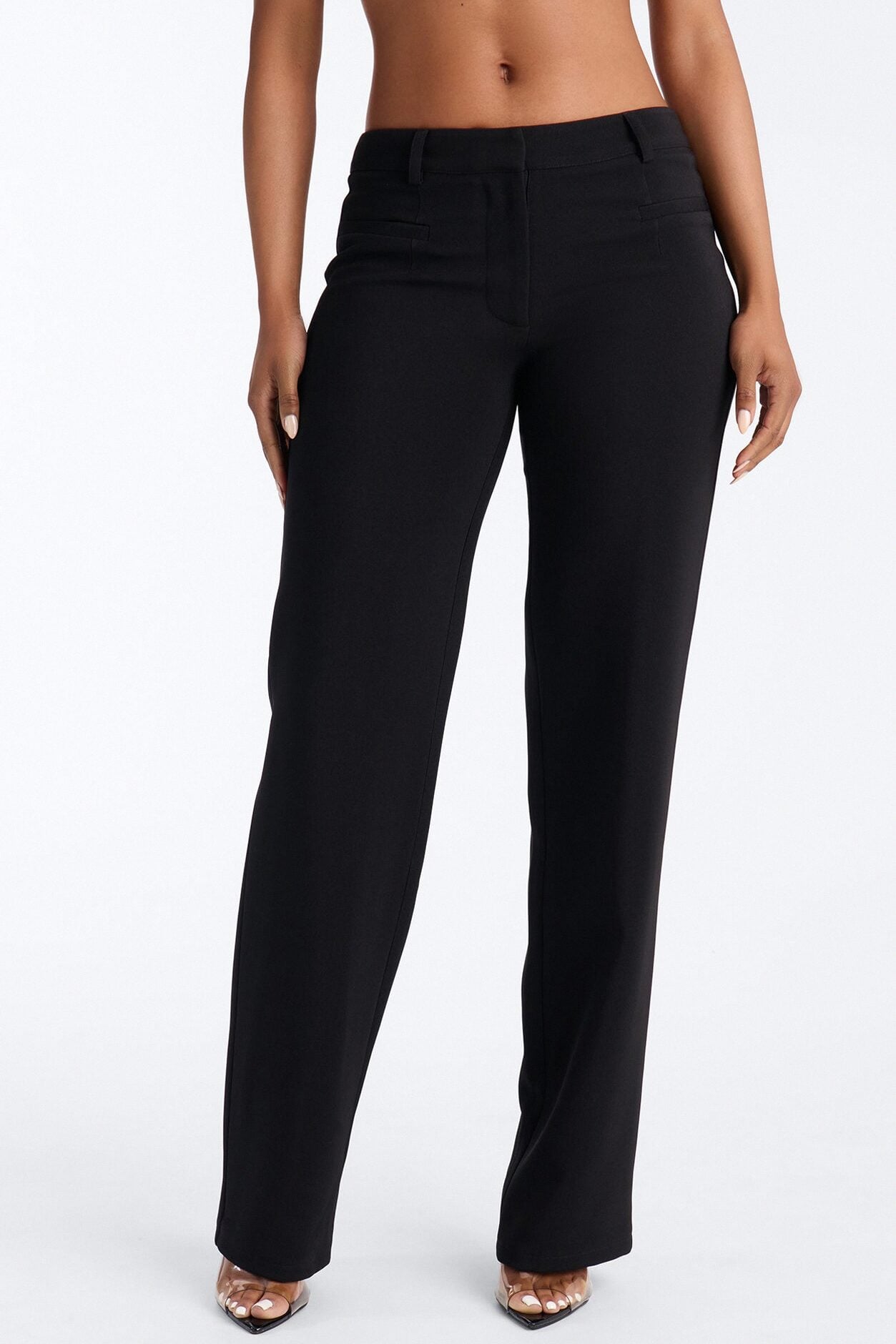 Empire Essentials Straight Leg Trouser - Black image 2
