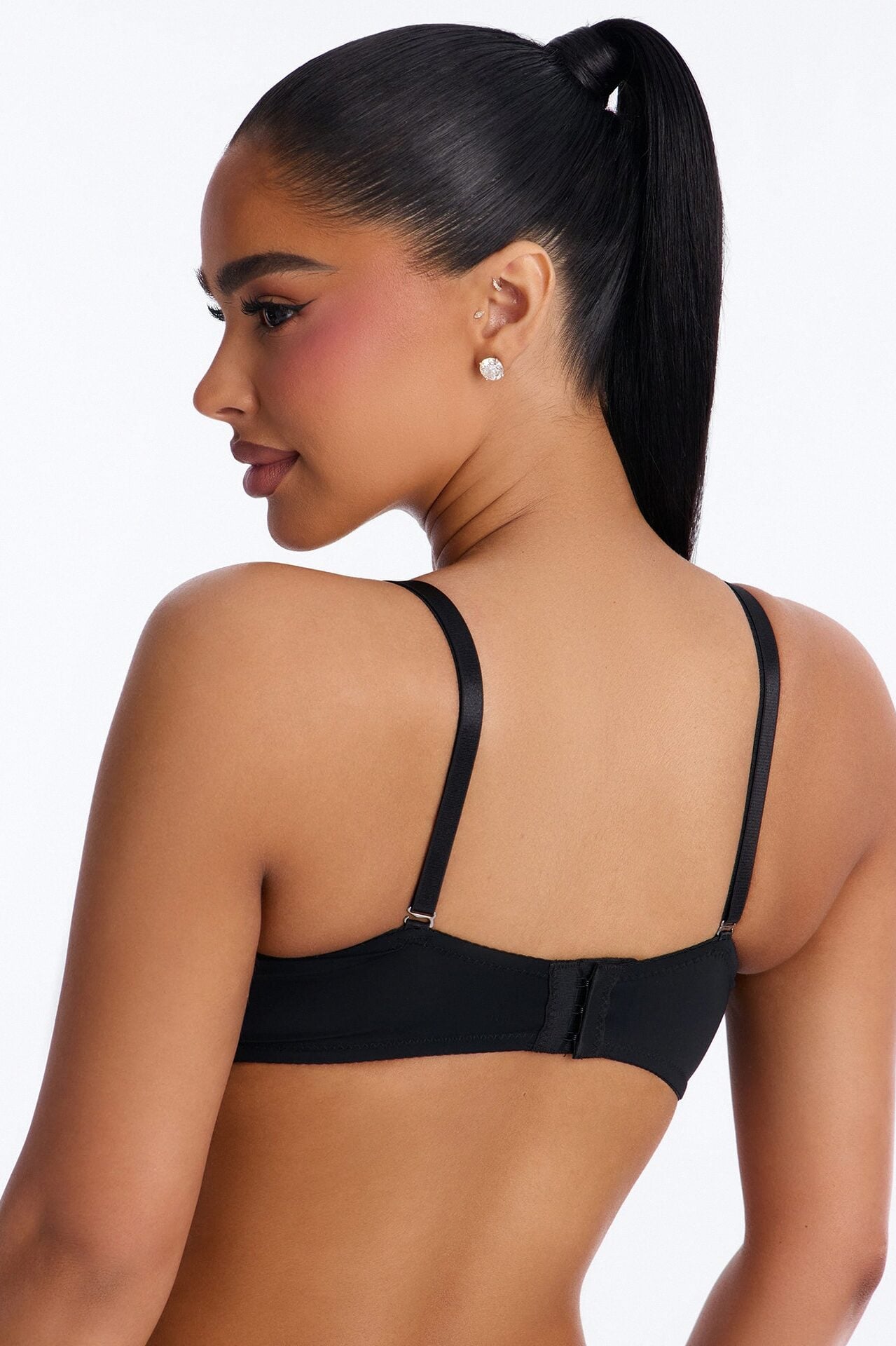 Bold Boost Multi Way Strapless Extreme Push Up Bra - Black image 3