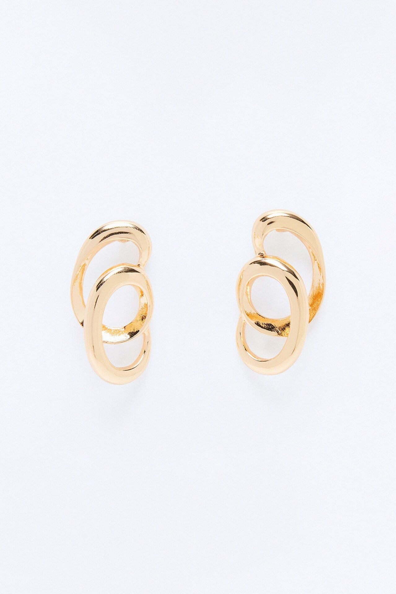 Life's A Rollercoaster Earrings - Gold image 3