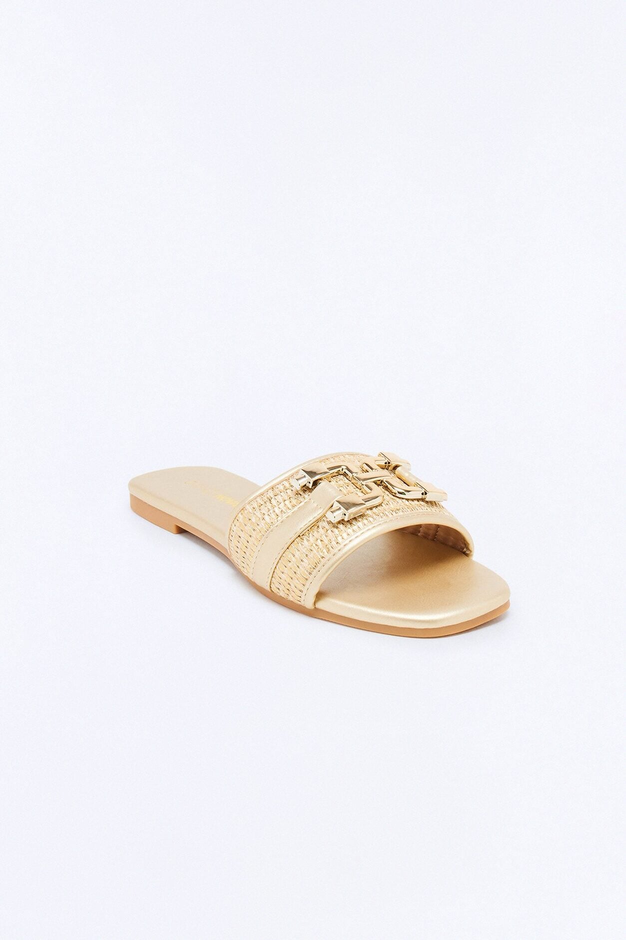Sunday Strolls Flat Sandals - Gold image 2