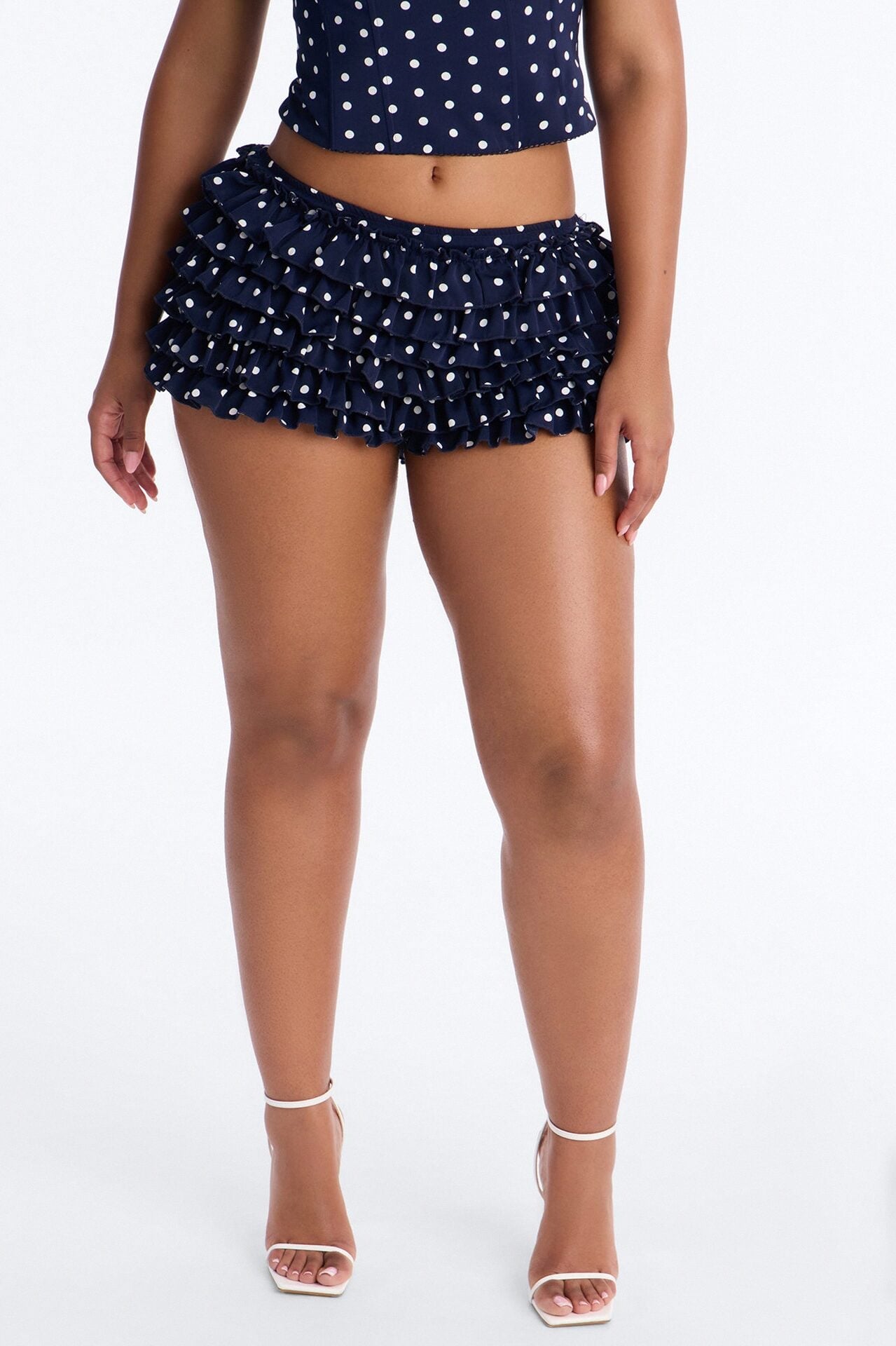 Lovely Day Polka Dot Bloomer Short - Navy image 2
