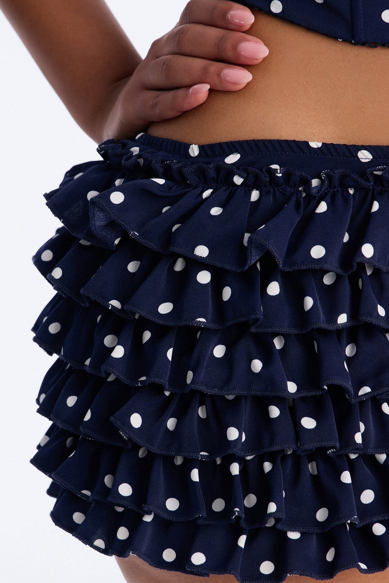 Lovely Day Polka Dot Bloomer Short - Navy image 3