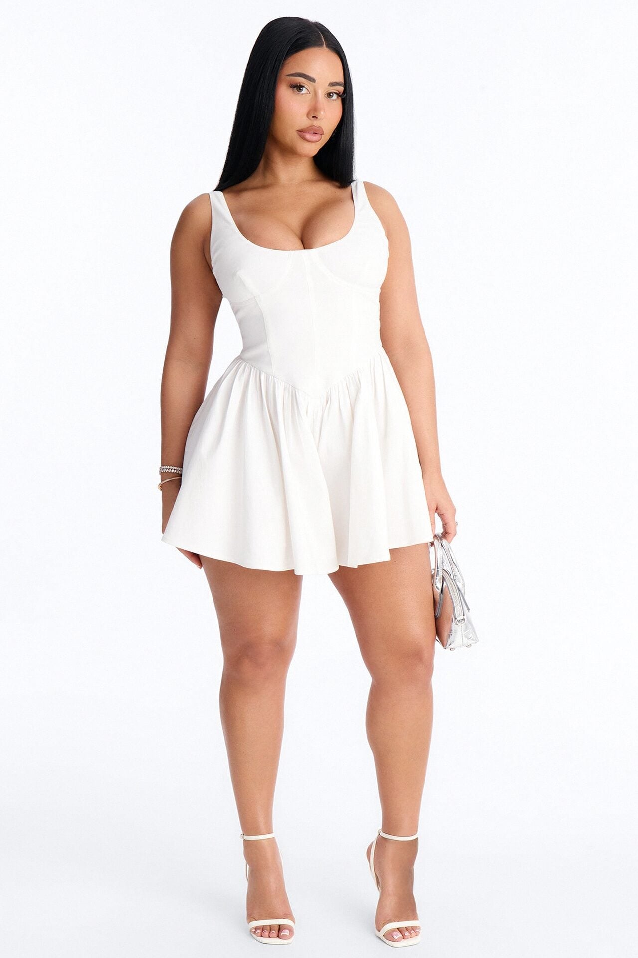 Simply Yours Flowy Romper - Ivory image 2