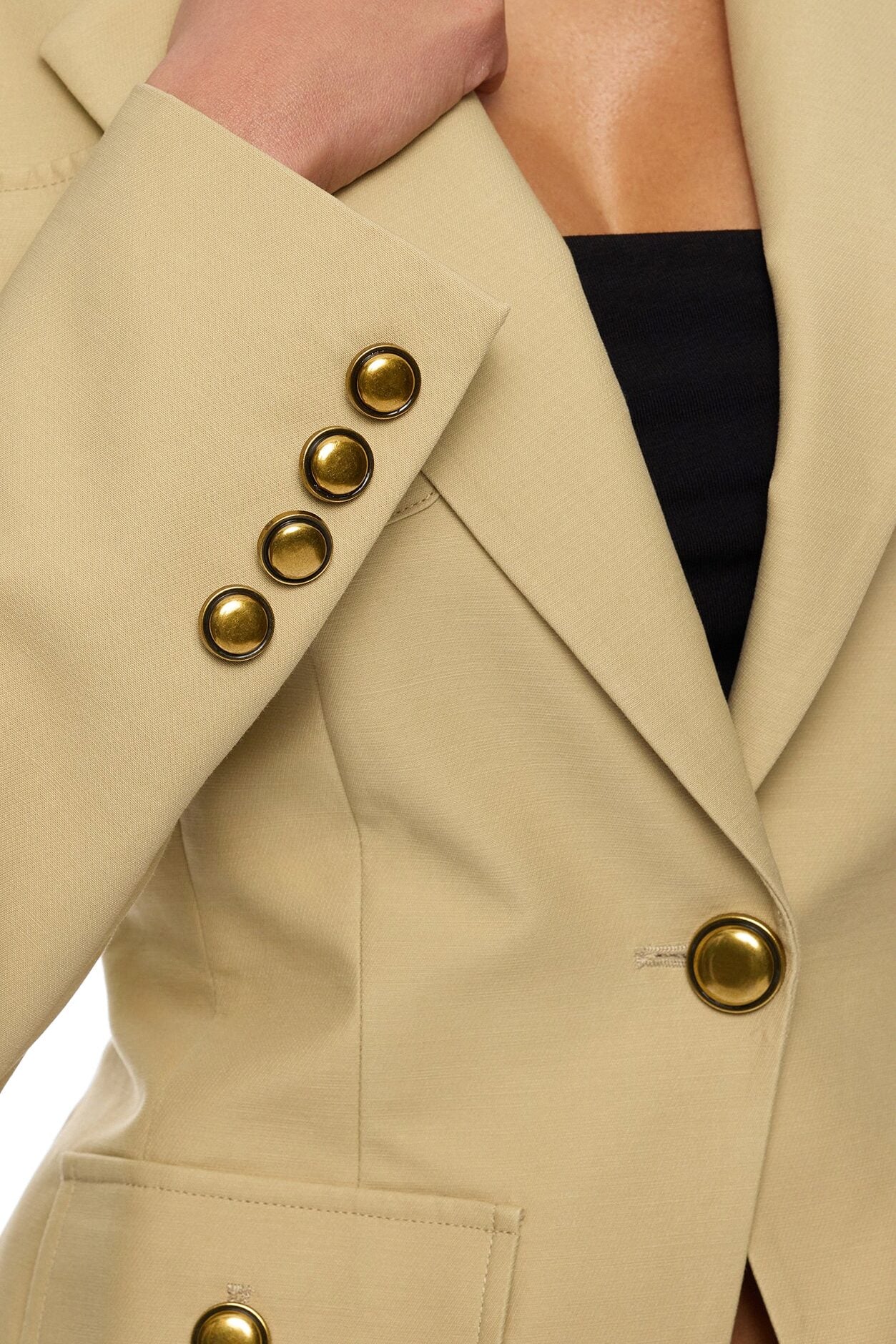 Morgan Cargo Blazer - Taupe image 3