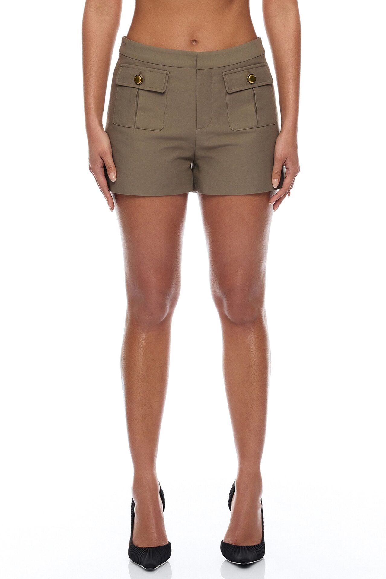 Morgan Cargo Short - Olive image 2