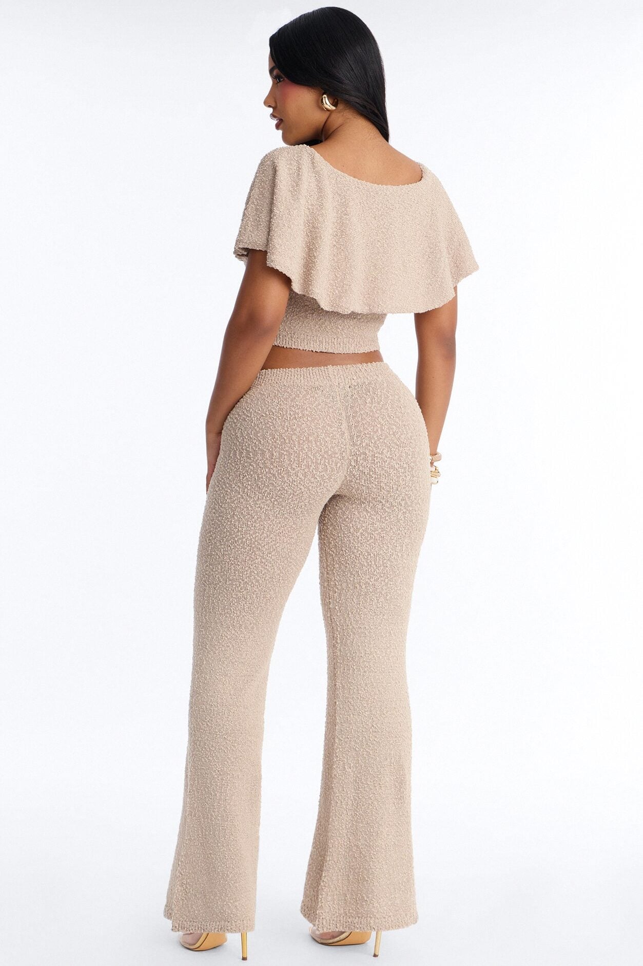 Madi Textured Pant Set - Taupe image 4