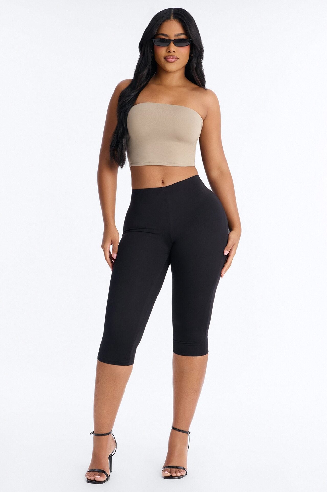 Lyla Double Lined Tube Top - Olive image 2