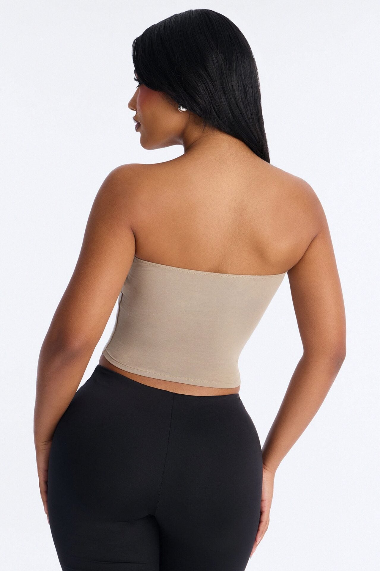 Lyla Double Lined Tube Top - Olive image 4