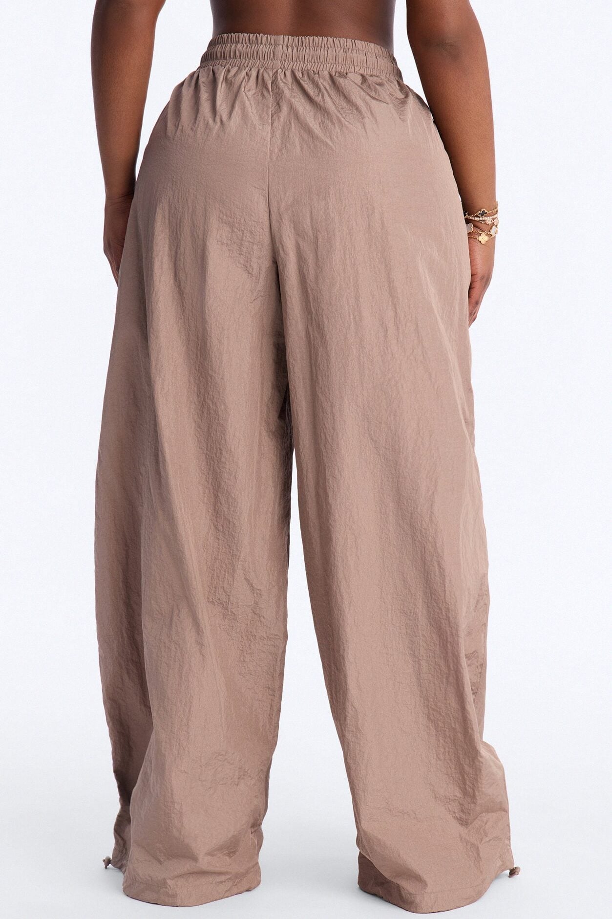 On The Move Oversized Windbreaker Jogger Pant - Caffe image 7