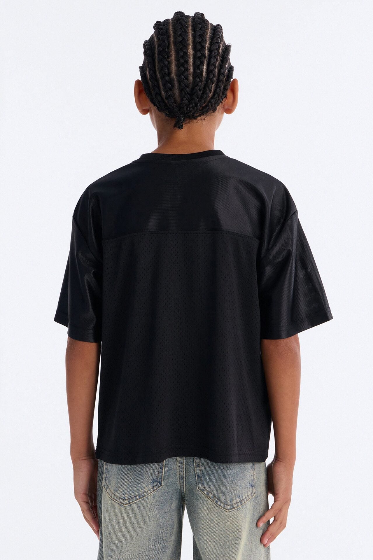 Mini Saints Studios Short Sleeve Soccer Jersey - Black image 4