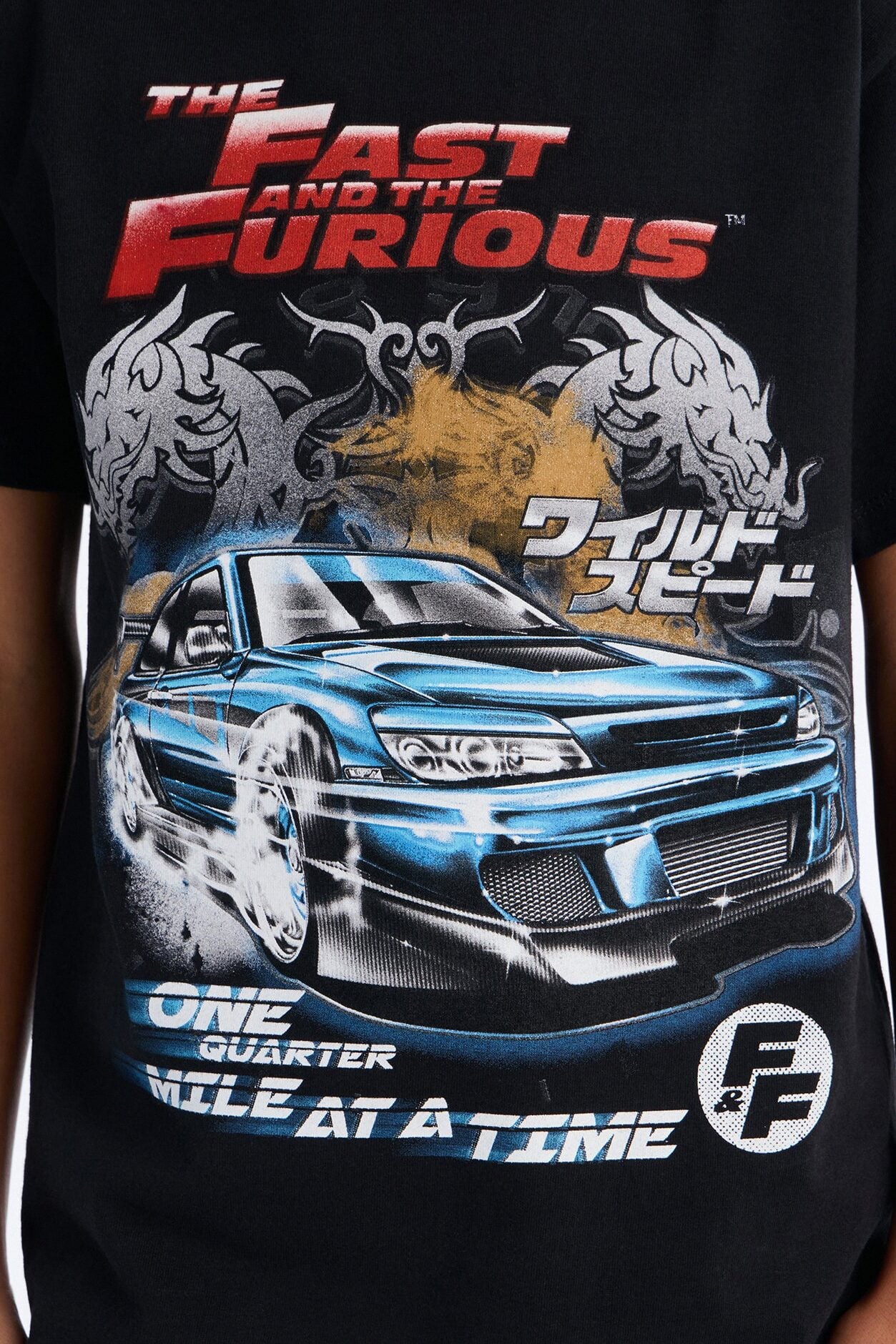 Mini The Fast And Furious One Quarter Mile Short Sleeve Tee - Black image 3
