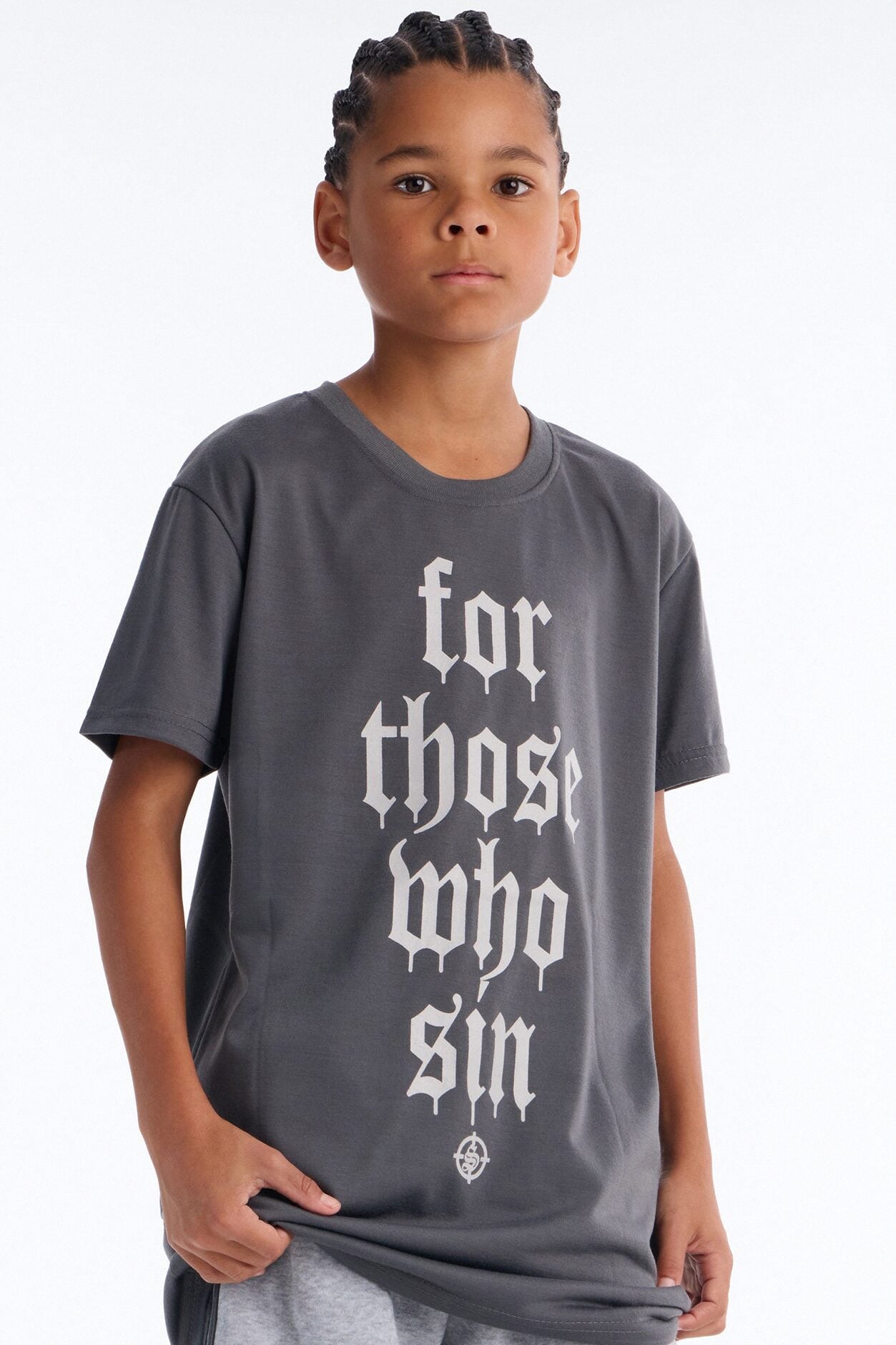 Mini For Those Who Sin Short Set - Grey image 2