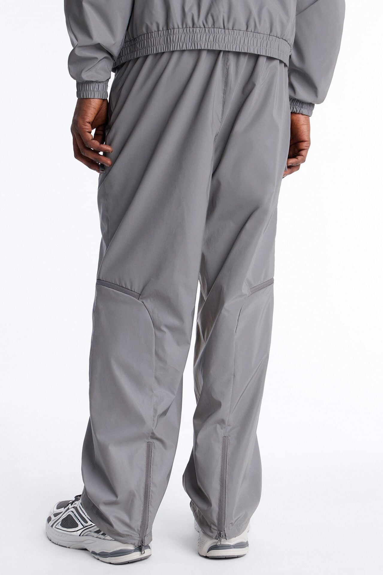 Baggy Reflective Zip Pant - Silver image 5