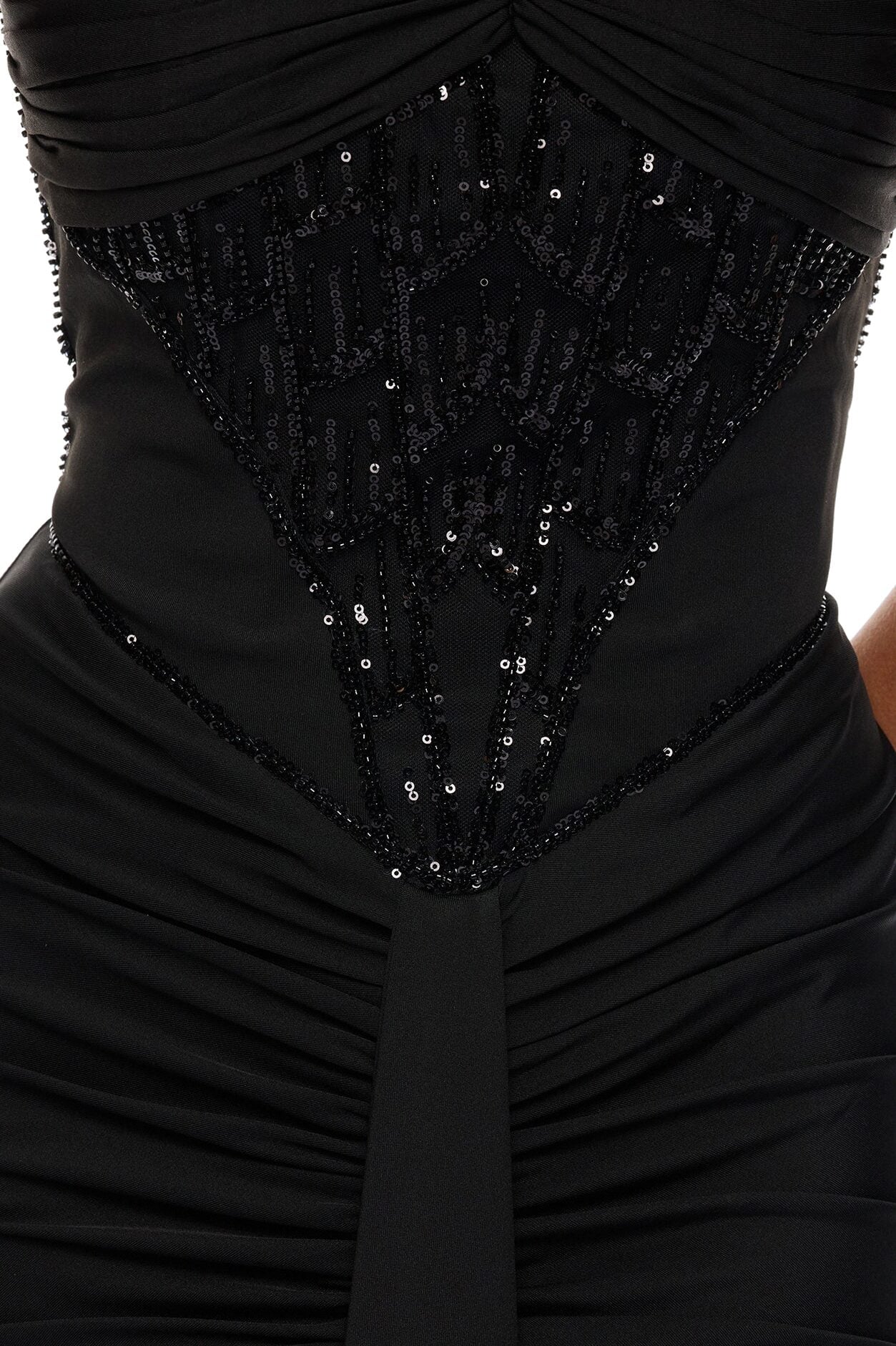 Party All Night Embellished Maxi Dress - Black image 3