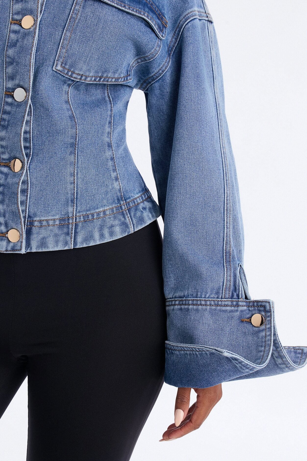 Always In Season Denim Shirt - Light Wash image 3
