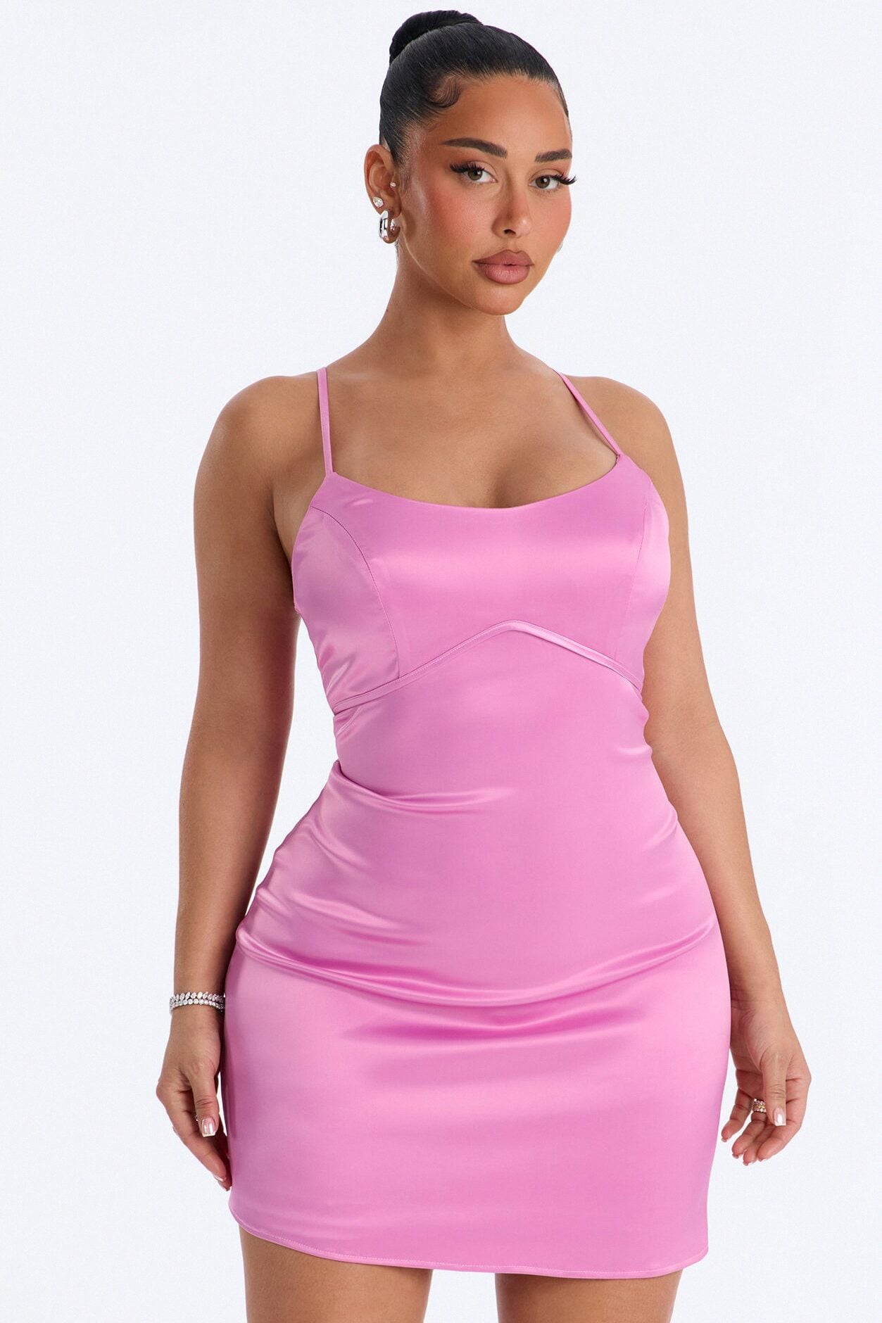 Wren Lace Mini Dress Set - Pink image 2