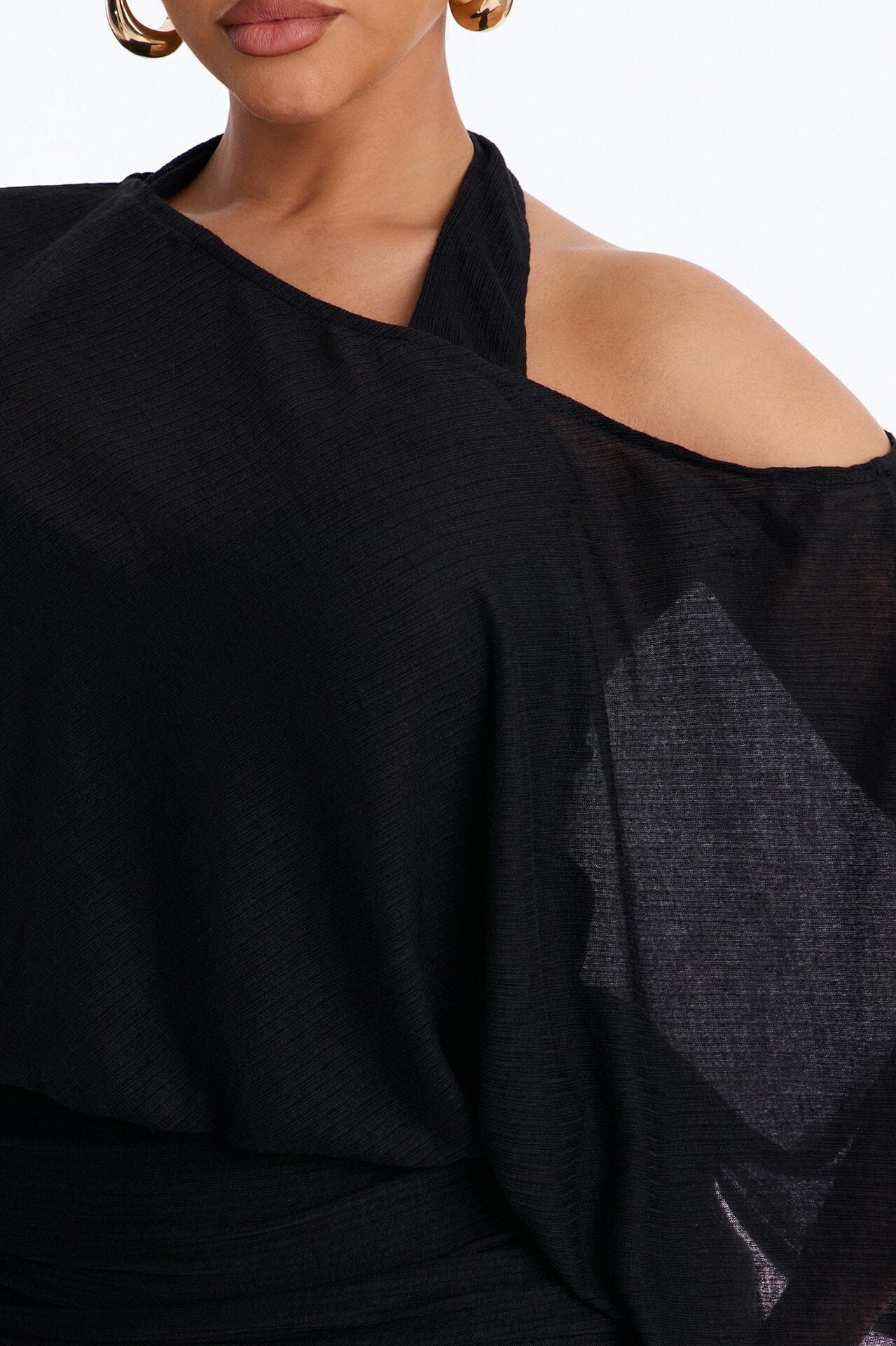 Softly Stunning Maxi Dress - Black image 3